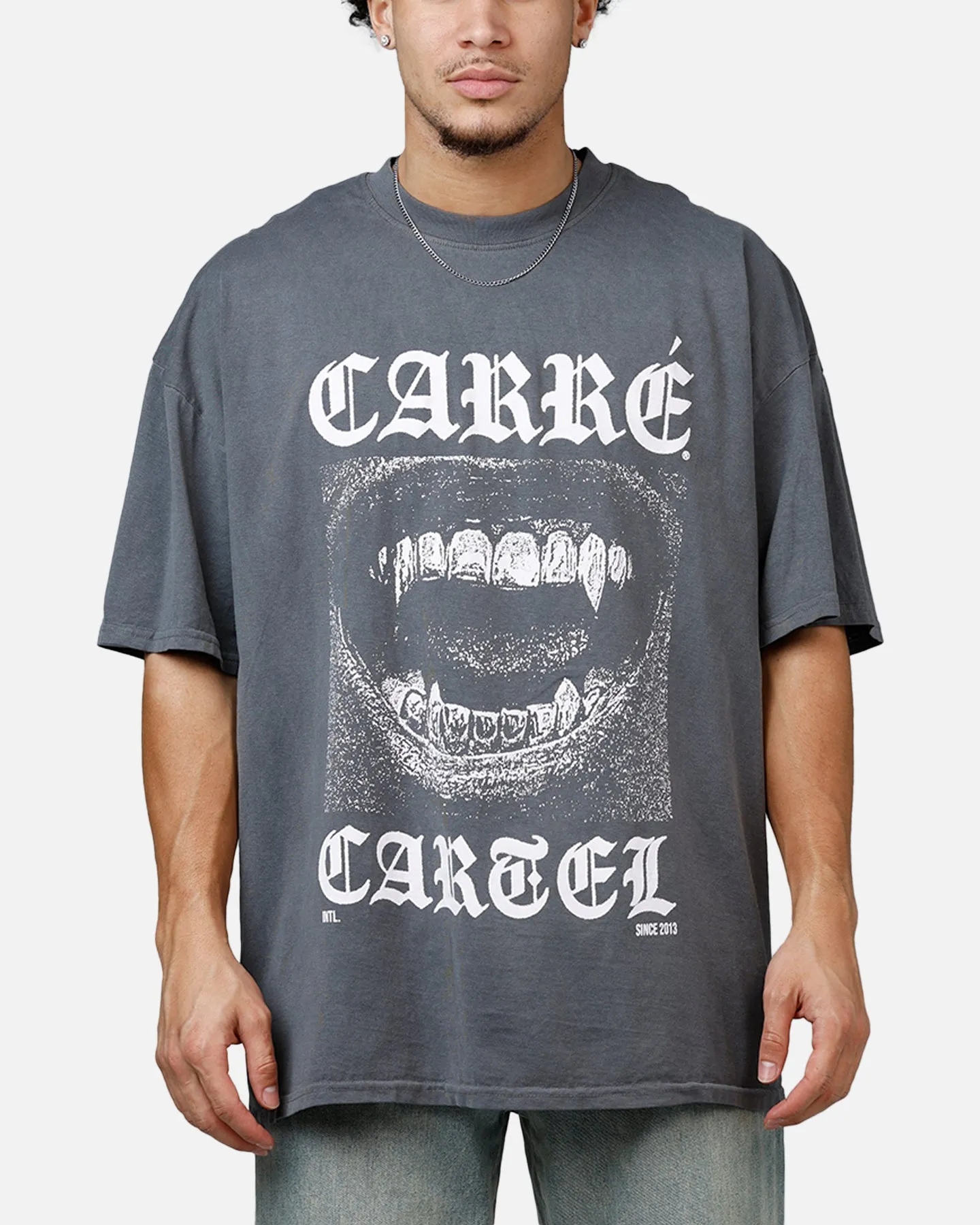 Carre Cartel T-Shirt Washed Charcoal sold by Culture Kings