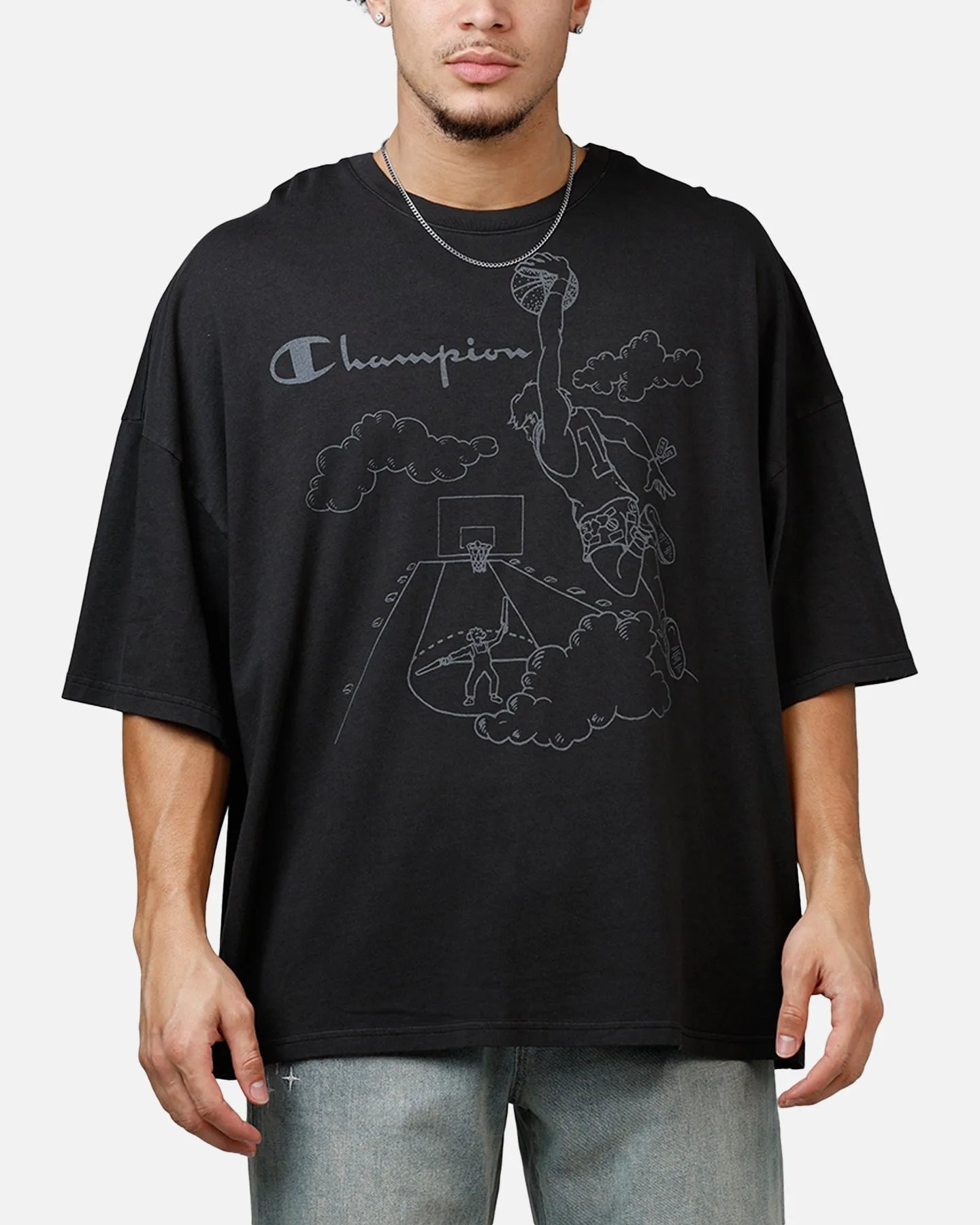 Champion Basketball T-Shirt Black sold by Culture Kings