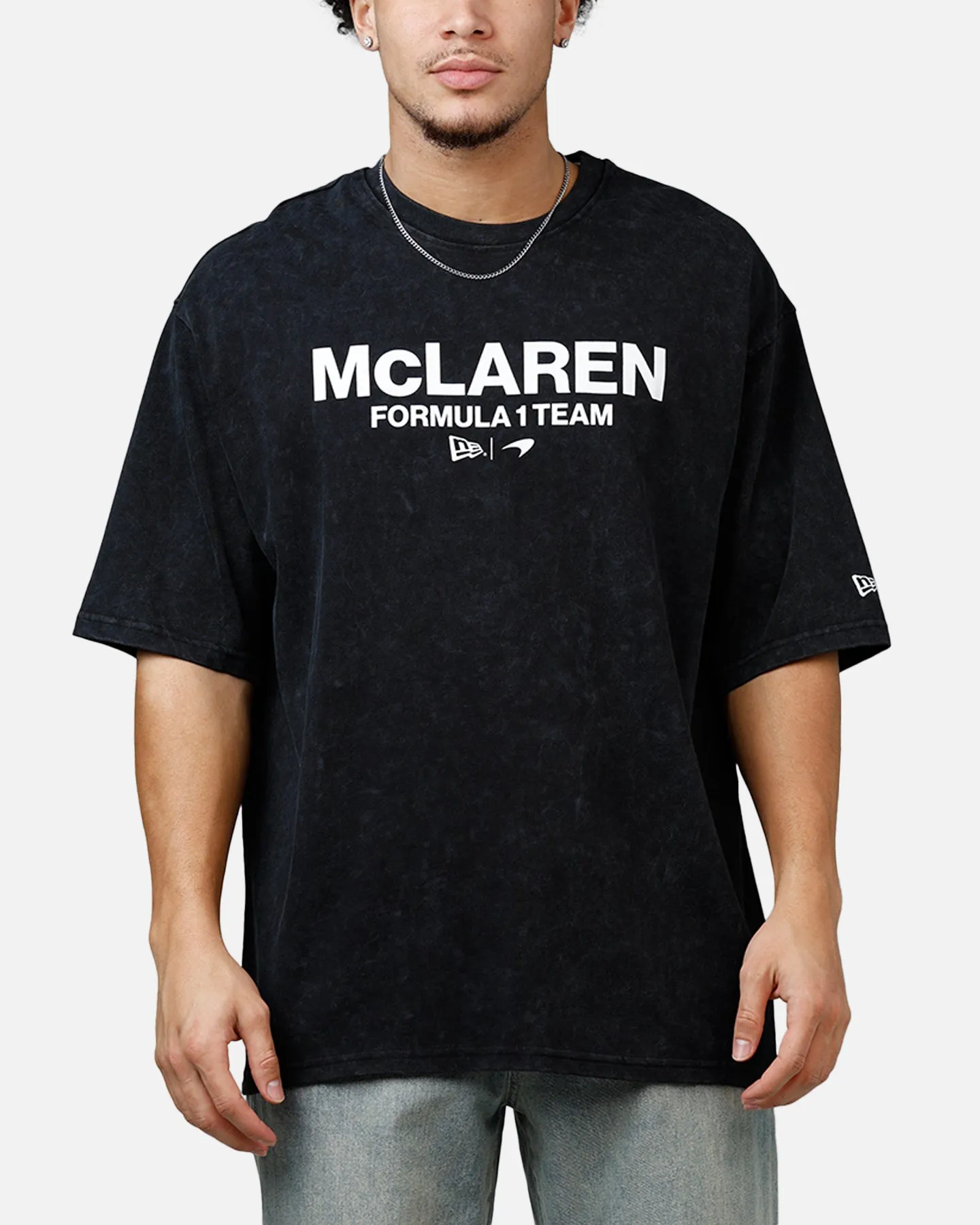New Era X Mclaren Wordmark T-Shirt Black sold by Culture Kings