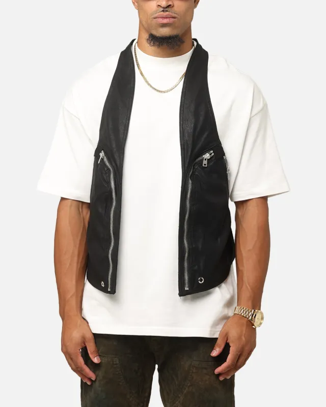 MNML Leather Holster Vest Black sold by Culture Kings