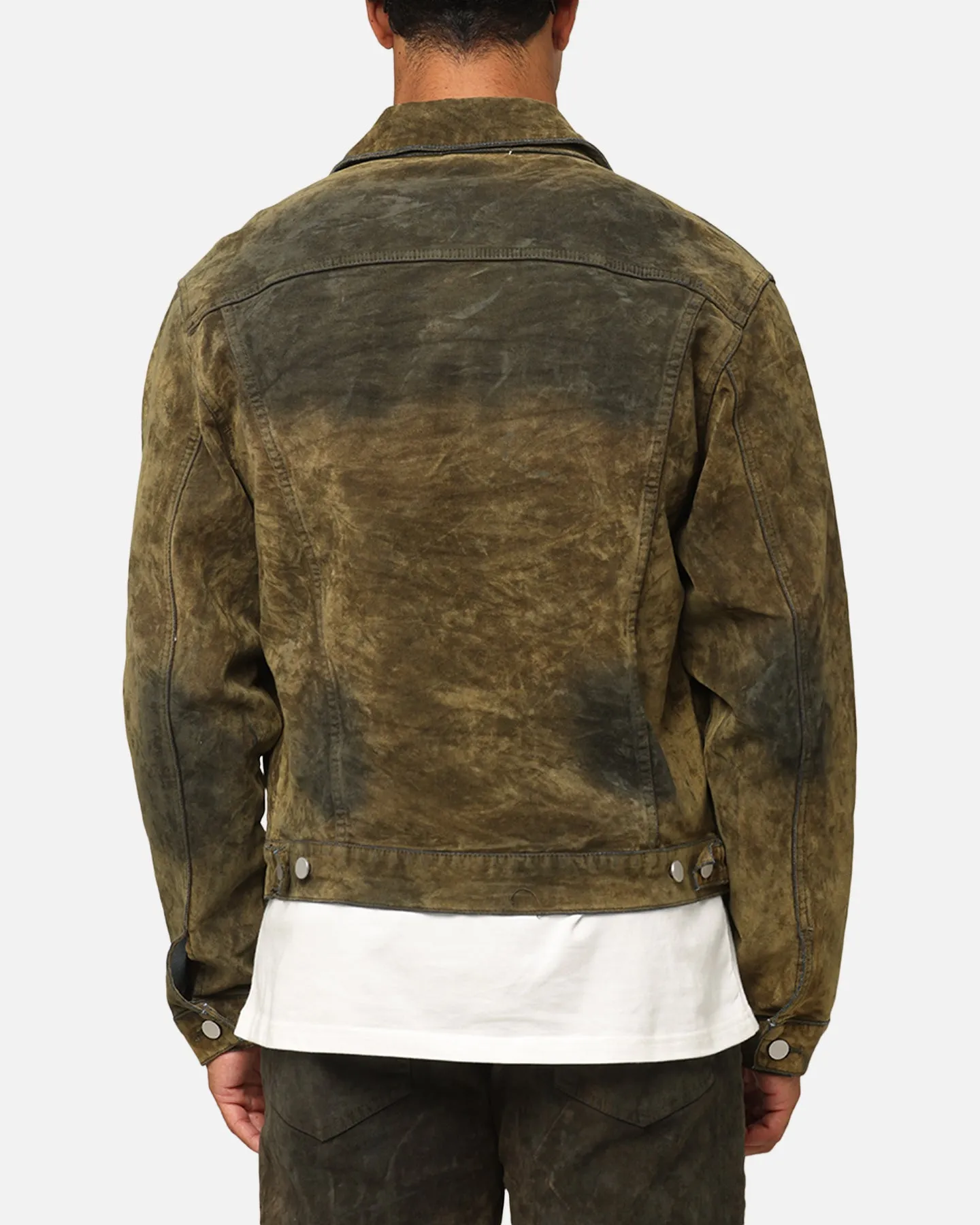MNML SL3 Suede Jacket Olive/Black sold by Culture Kings product image thumbnail 3