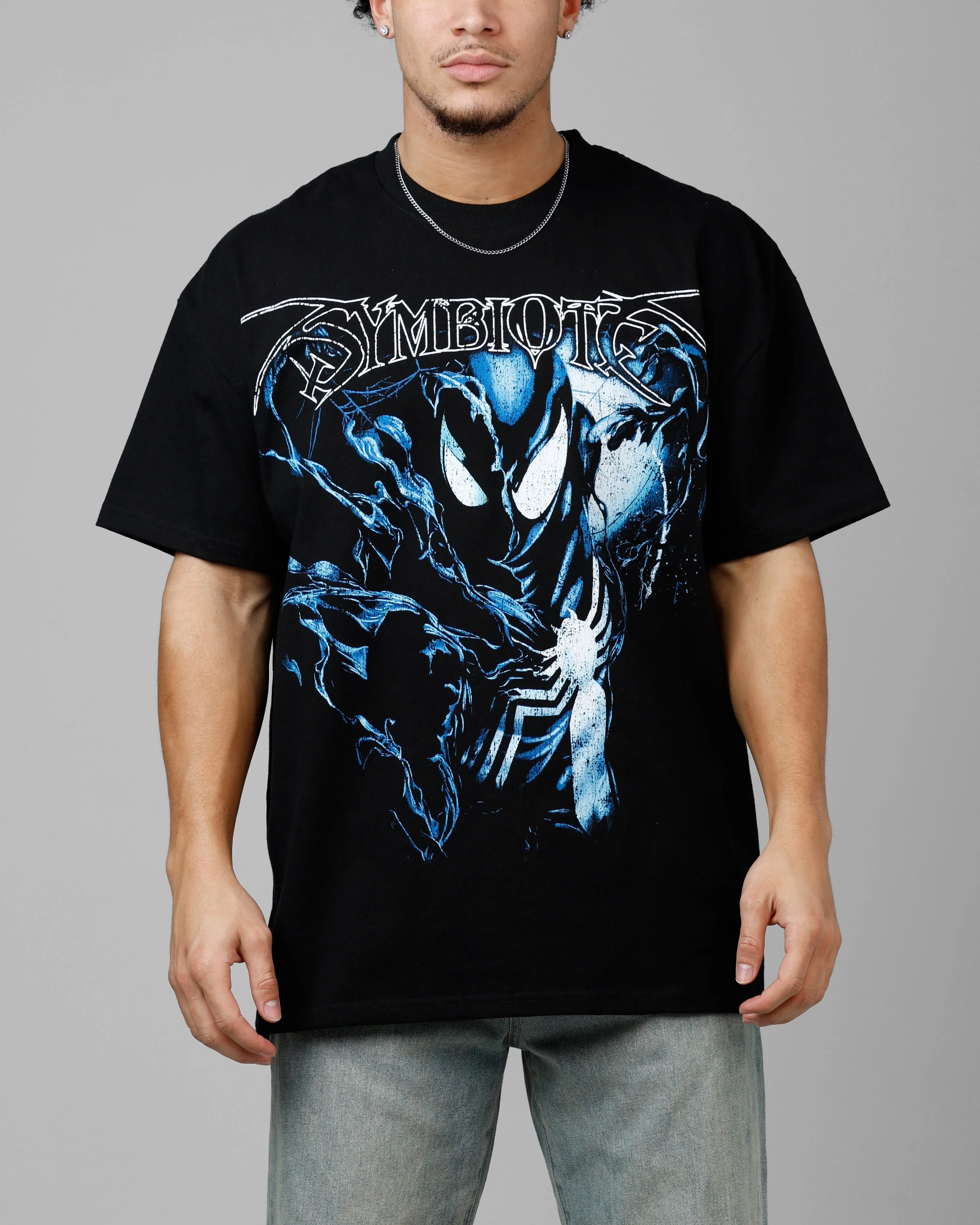 Loiter Marvel Spider-Man Symbiote Heavyweight T-Shirt Black sold by Culture Kings