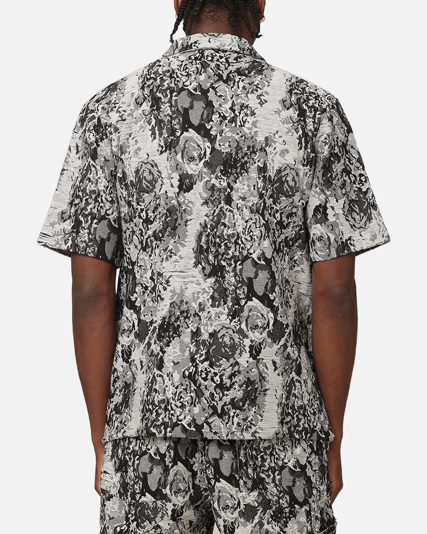 XXIII Denim Jacquard Button Up Shirt Black Denim sold by Culture Kings product image thumbnail 3