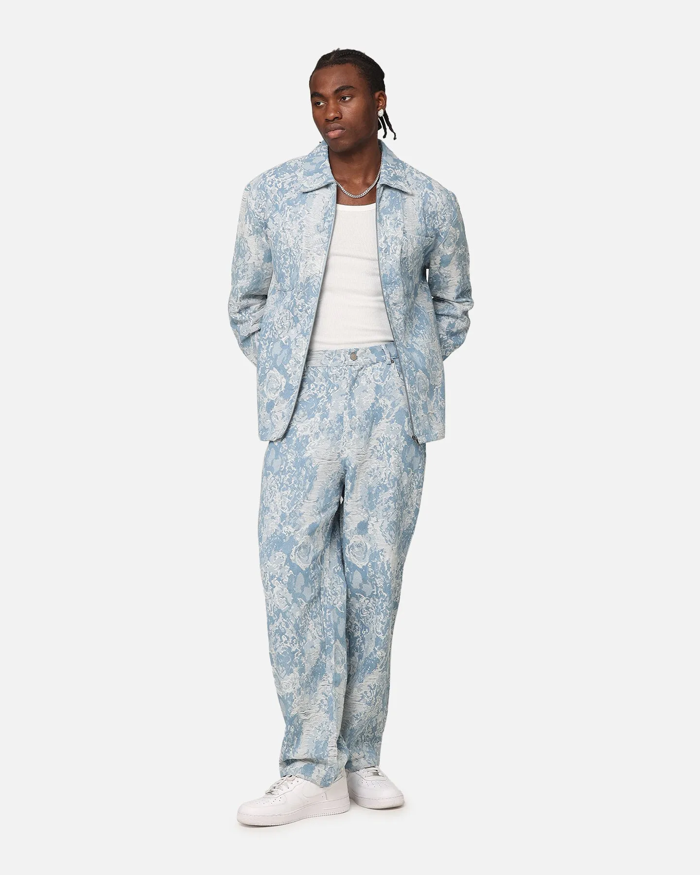 XXIII Denim Jacquard Jacket Pacific Blue sold by Culture Kings product image thumbnail 2