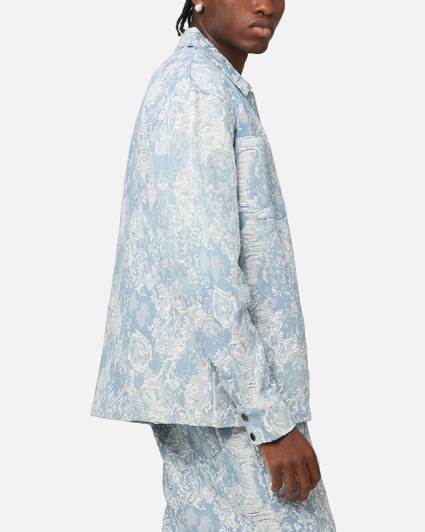 XXIII Denim Jacquard Jacket Pacific Blue sold by Culture Kings product image thumbnail 4