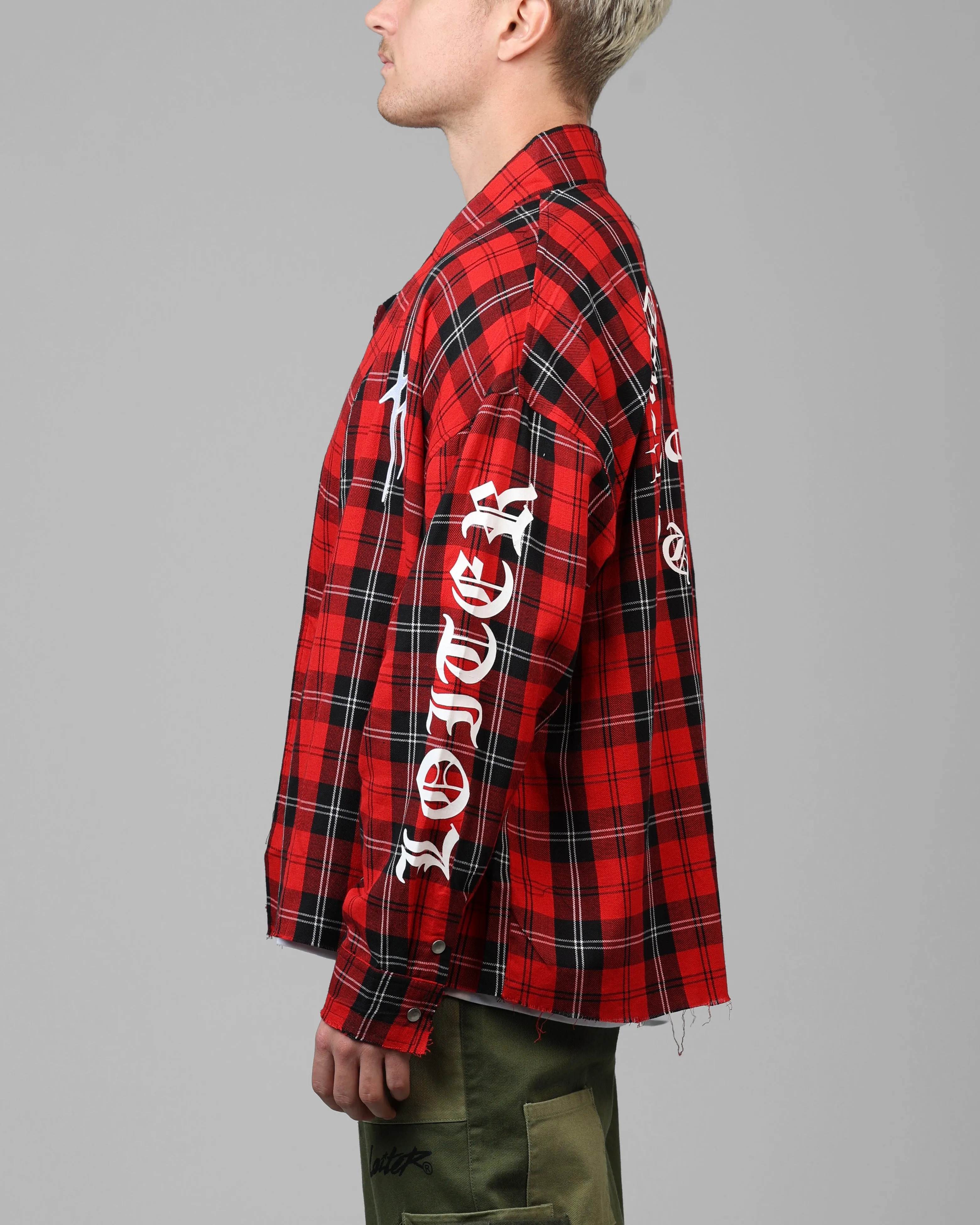 Loiter Kimono Flannel Red sold by Culture Kings product image thumbnail 5