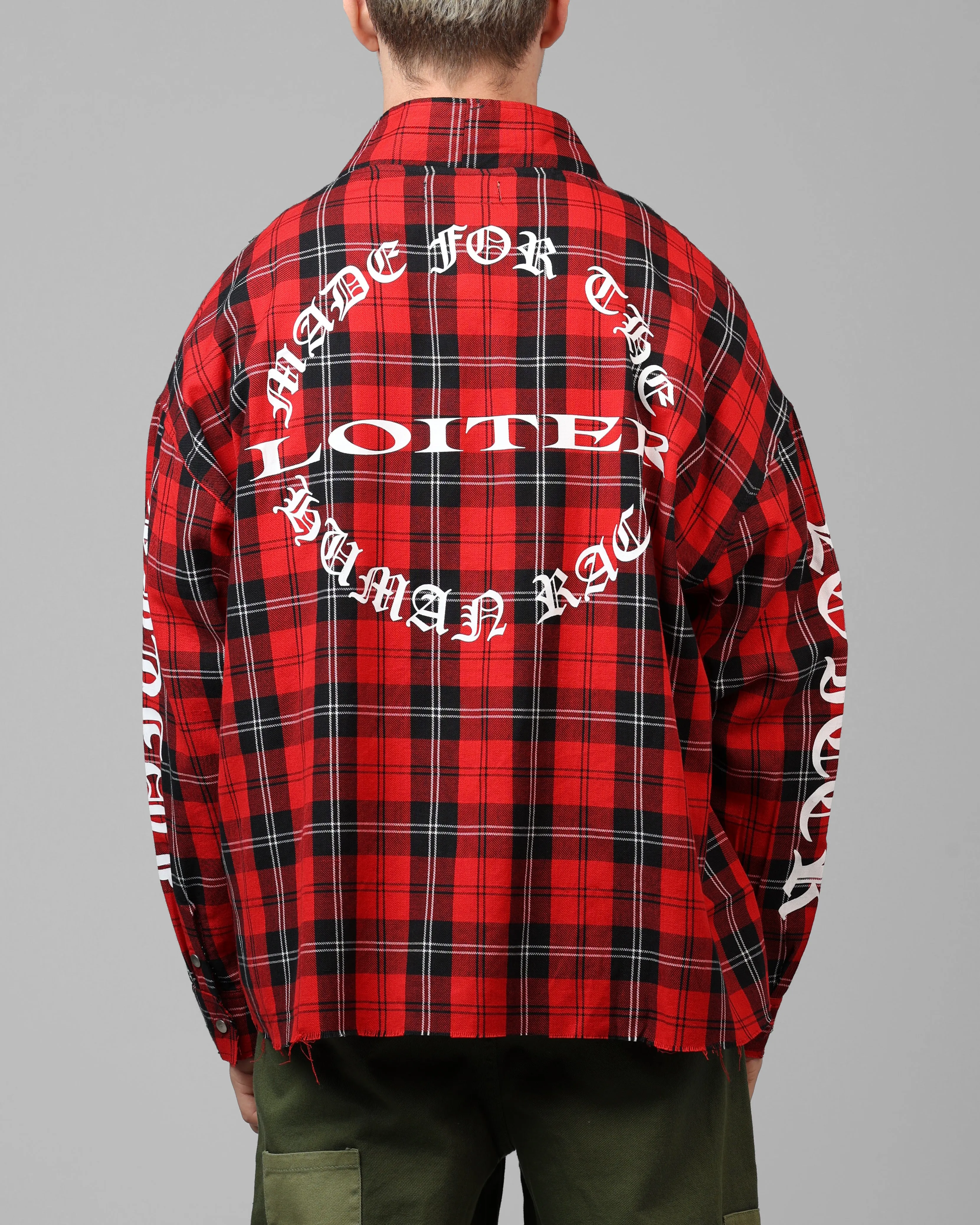 Loiter Kimono Flannel Red sold by Culture Kings