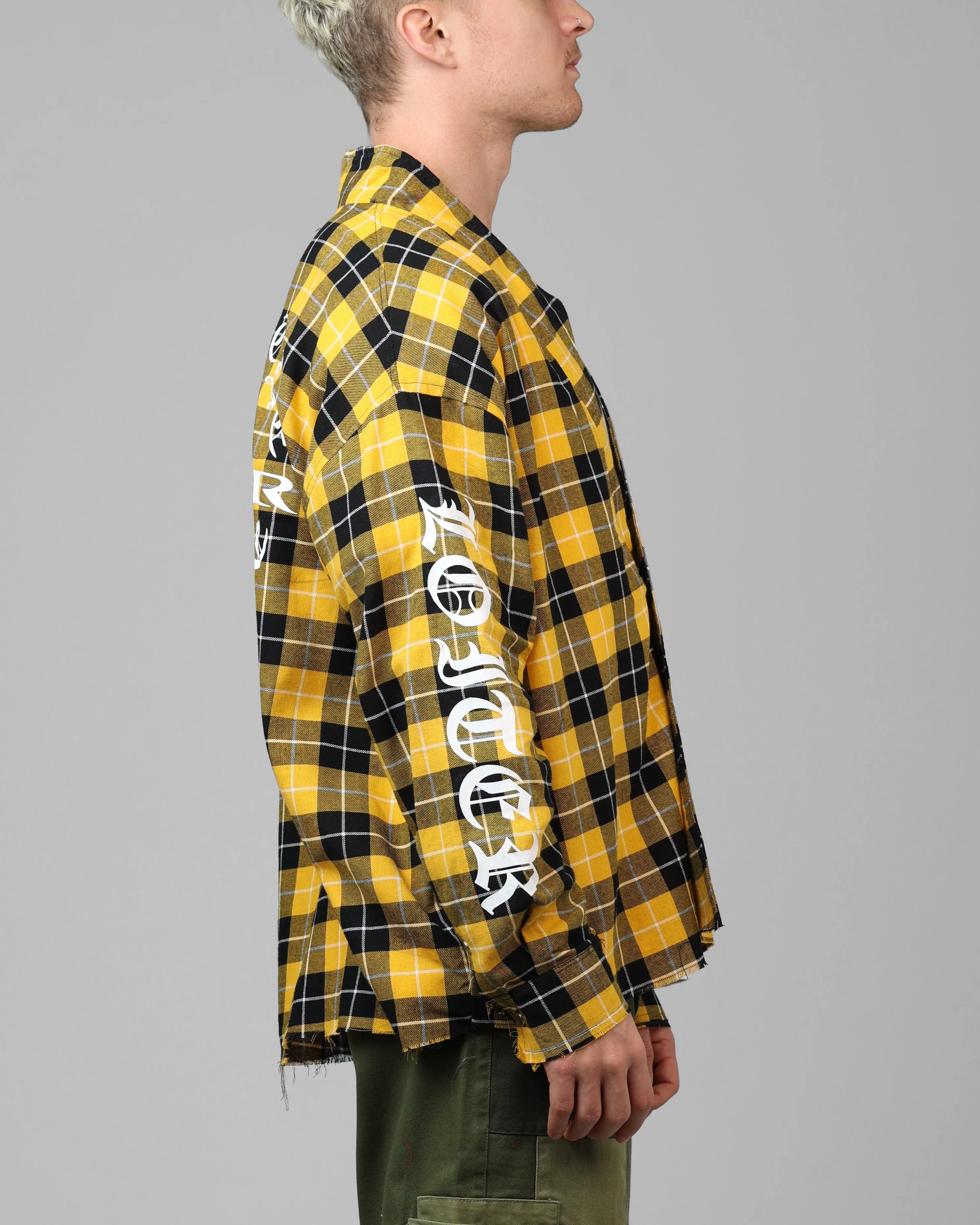 Loiter Kimono Flannel Yellow/Black sold by Culture Kings product image thumbnail 4