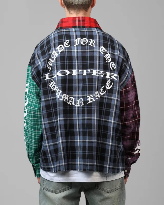 Loiter Kimono Flannel Multi sold by Culture Kings