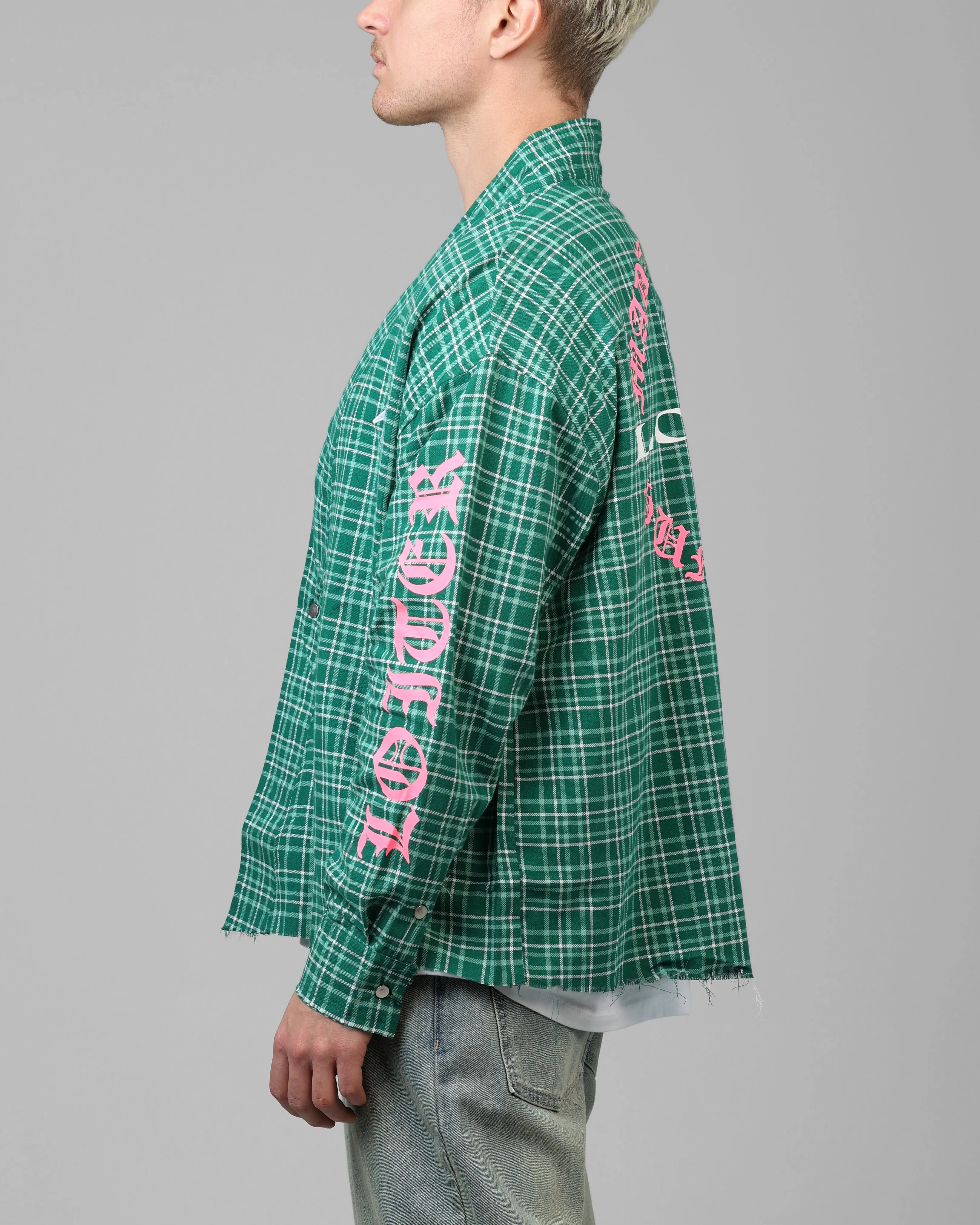 Loiter Kimono Flannel Green sold by Culture Kings product image thumbnail 5