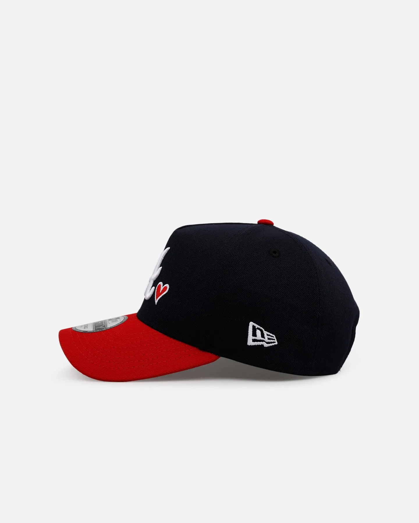New Era Atlanta Braves 'Team Color Hearts' 9FORTY A-Frame Snapback Navy/Red sold by Culture Kings product image thumbnail 4