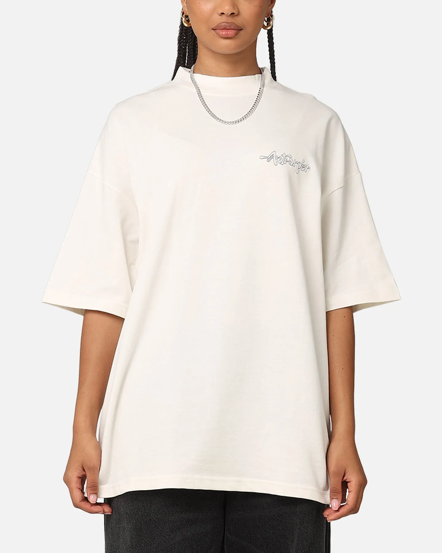 The Anti Order A2K Mock Neck T-Shirt Off White sold by Culture Kings product image thumbnail 2