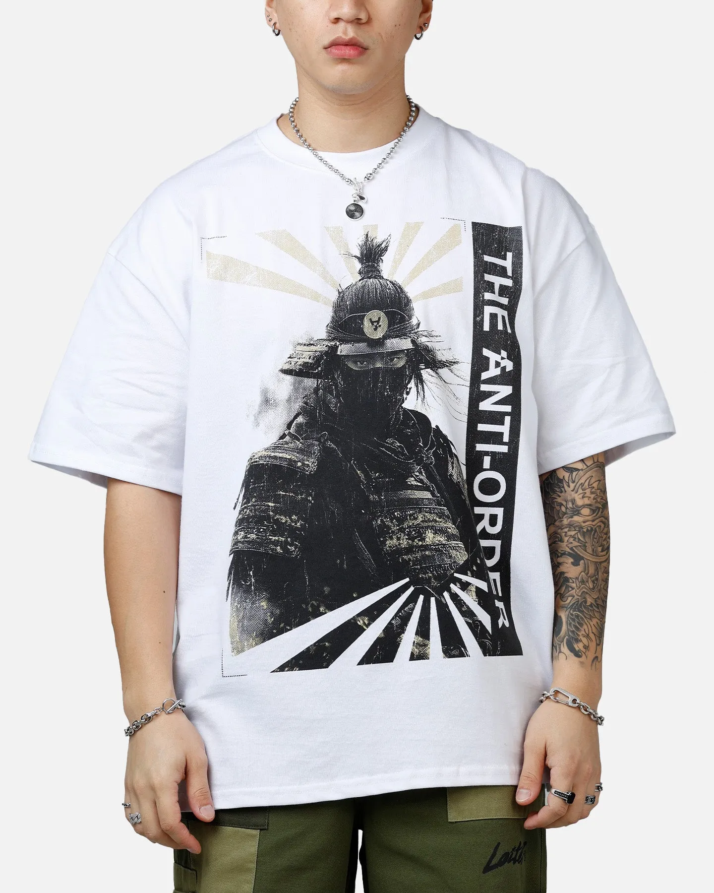 The Anti Order Human Drop T-Shirt White sold by Culture Kings