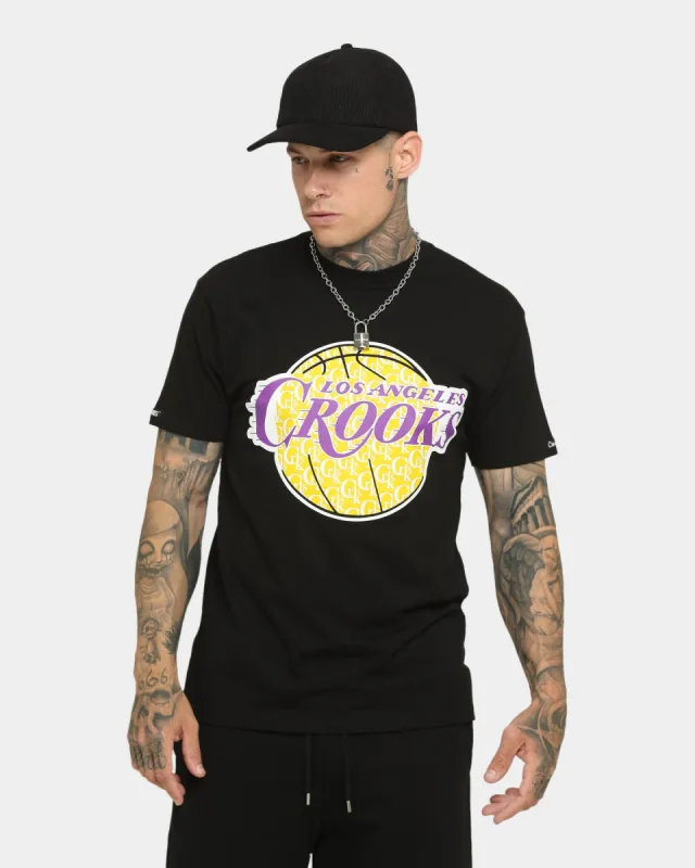 Crooks & Castles Los Angeles Crooks T-Shirt Black sold by Culture Kings