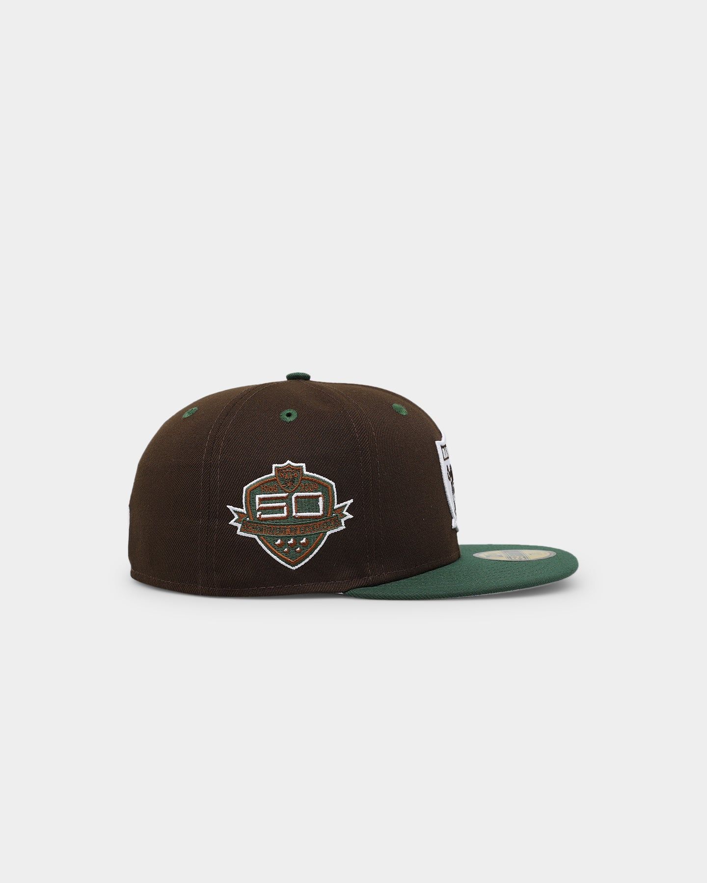 New Era Oakland Raiders 'Beef & Broccoli' 59FIFTY Fitted Dark Brown sold by Culture Kings product image thumbnail 3