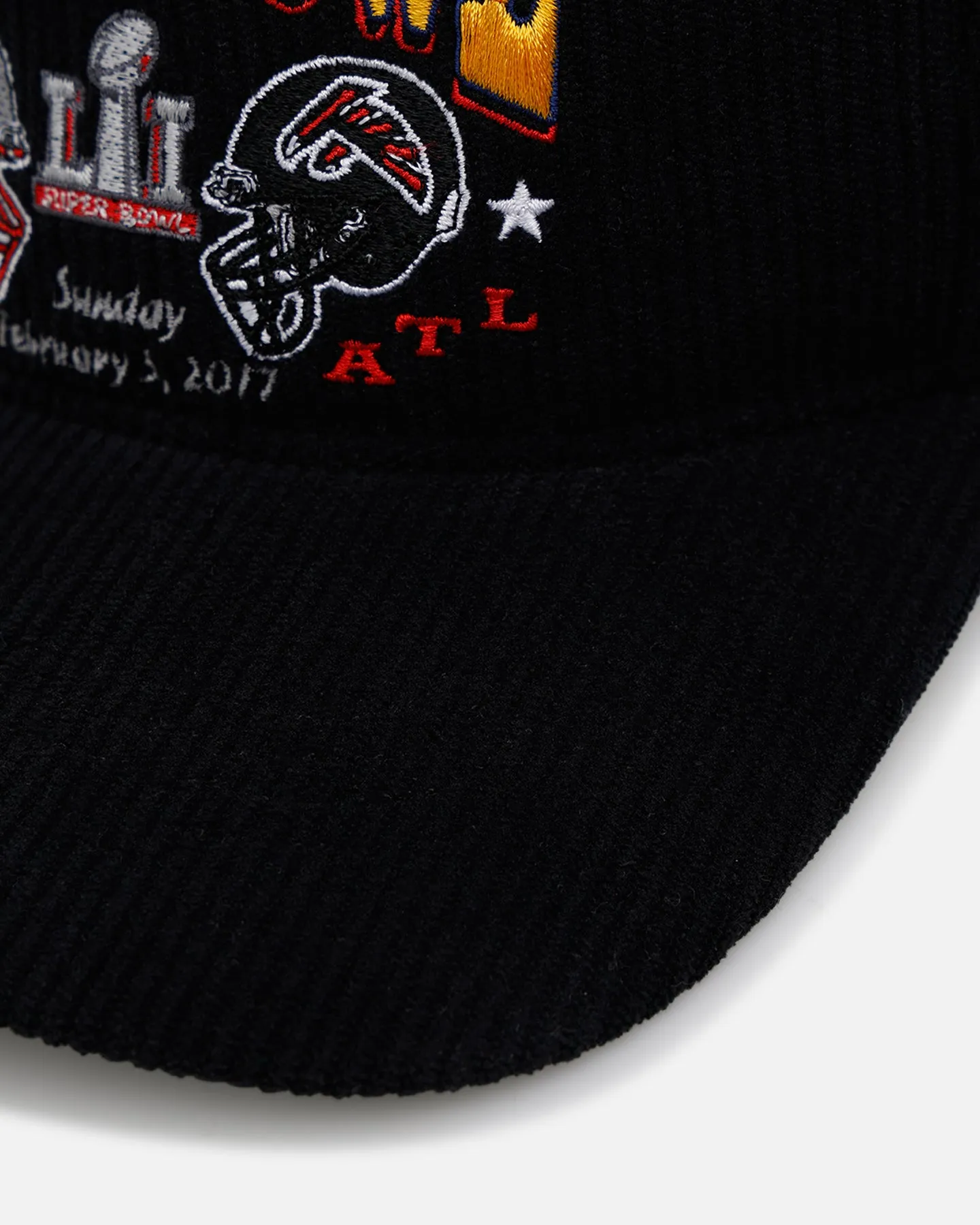 47 Brand Super Bowl LI 'Vintage Super Bowl' 47 Hitch Corduroy Snapback Black sold by Culture Kings product image thumbnail 2