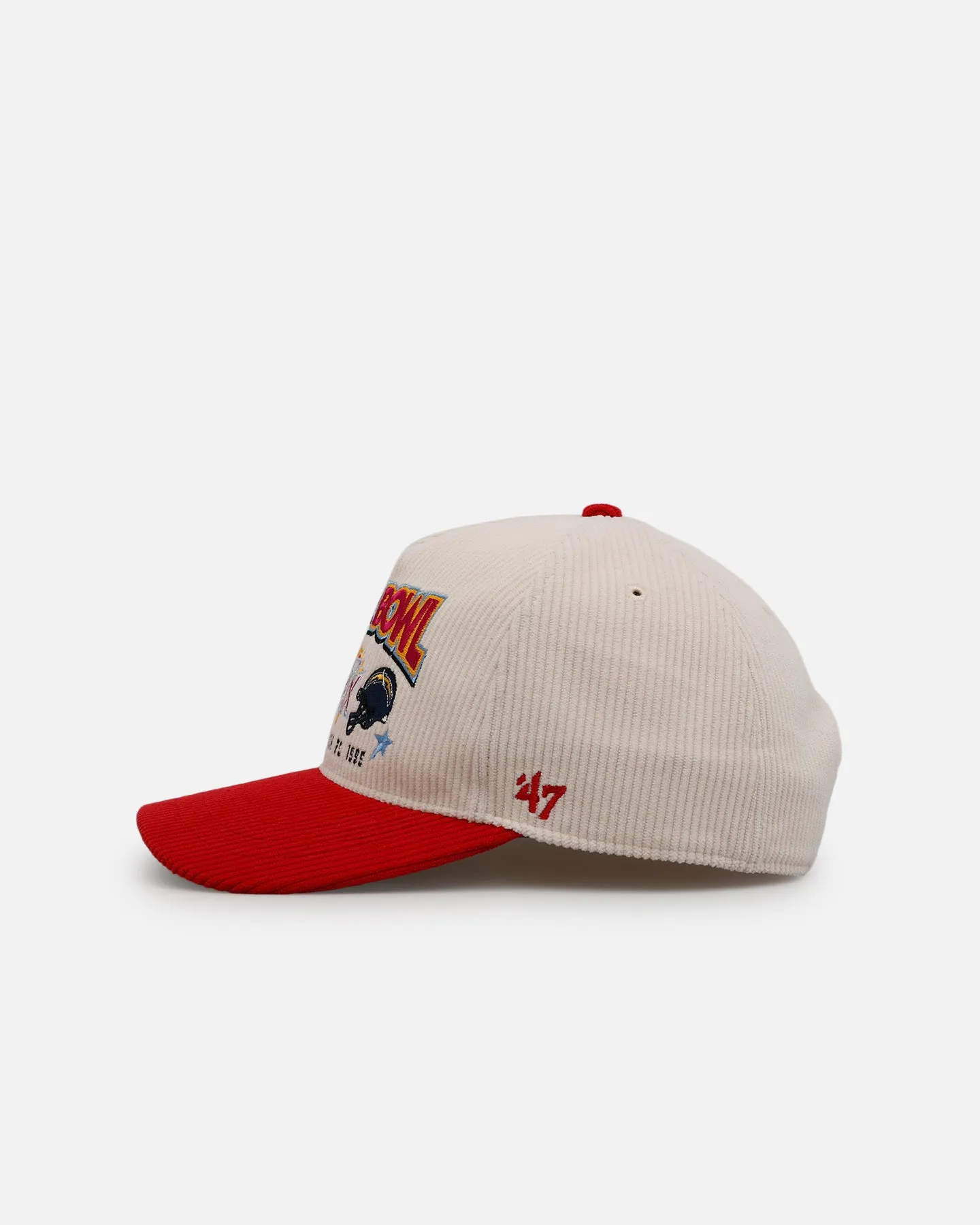 47 Brand Super Bowl XXIX 'Vintage Super Bowl' 47 Hitch Corduroy Snapback Natural/Red sold by Culture Kings product image thumbnail 5