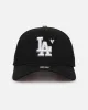 New Era Los Angeles Dodgers 'Pink Satin Hearts 2.0' 9FORTY A-Frame Snapback Black/Pink sold by Culture Kings