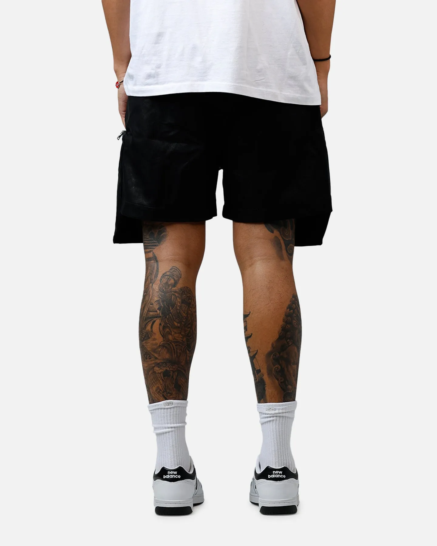 MNML Leather Pocket Geo Shorts Black sold by Culture Kings product image thumbnail 5