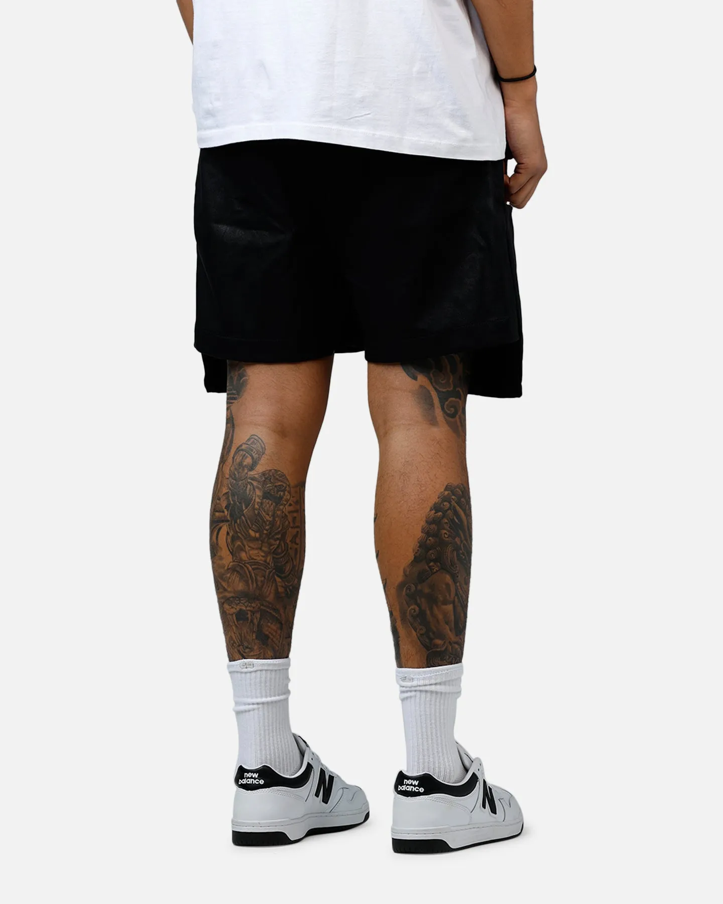 MNML Leather Pocket Geo Shorts Black sold by Culture Kings product image thumbnail 3