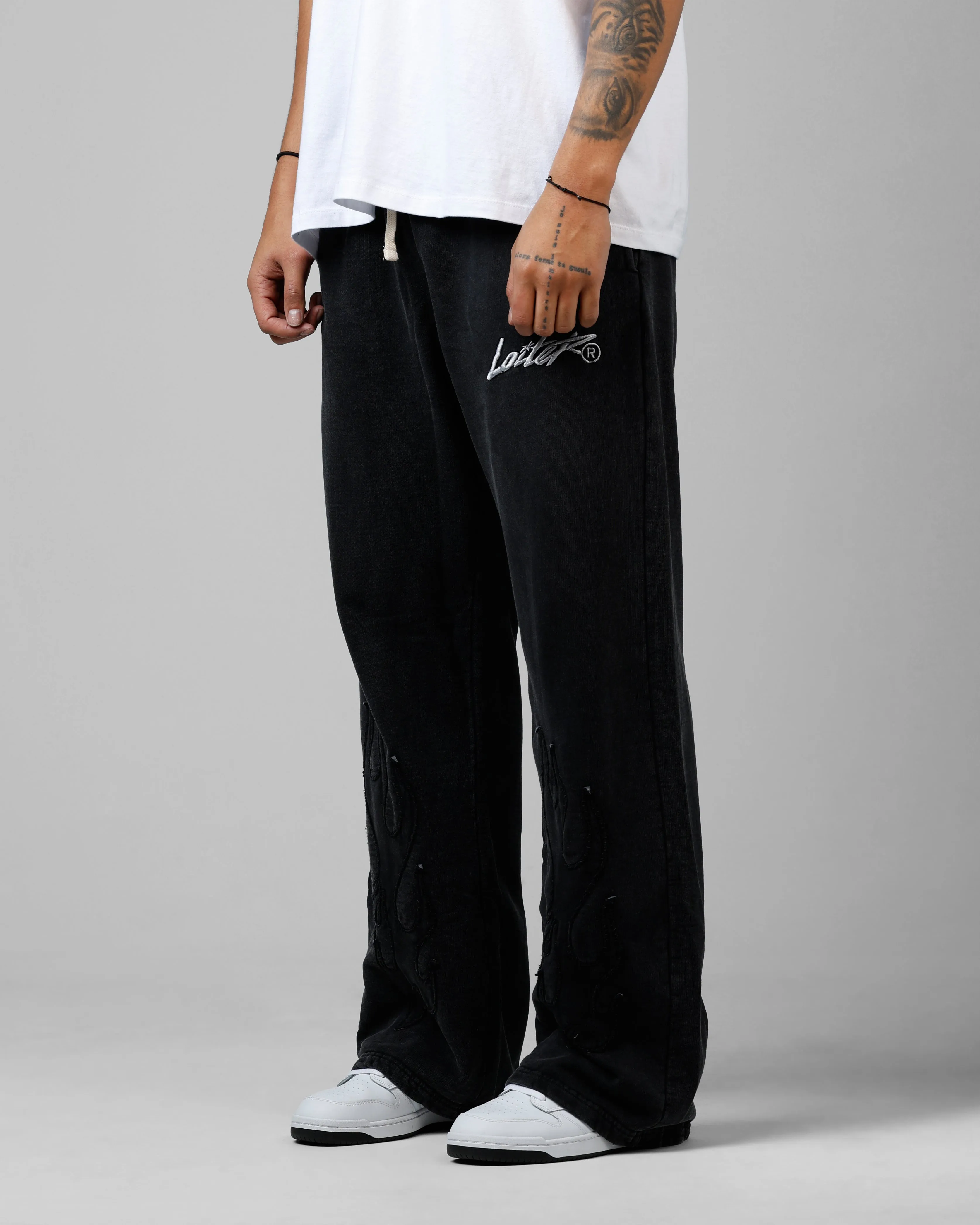 Loiter Inferno Sweatpants Washed Black sold by Culture Kings product image thumbnail 4