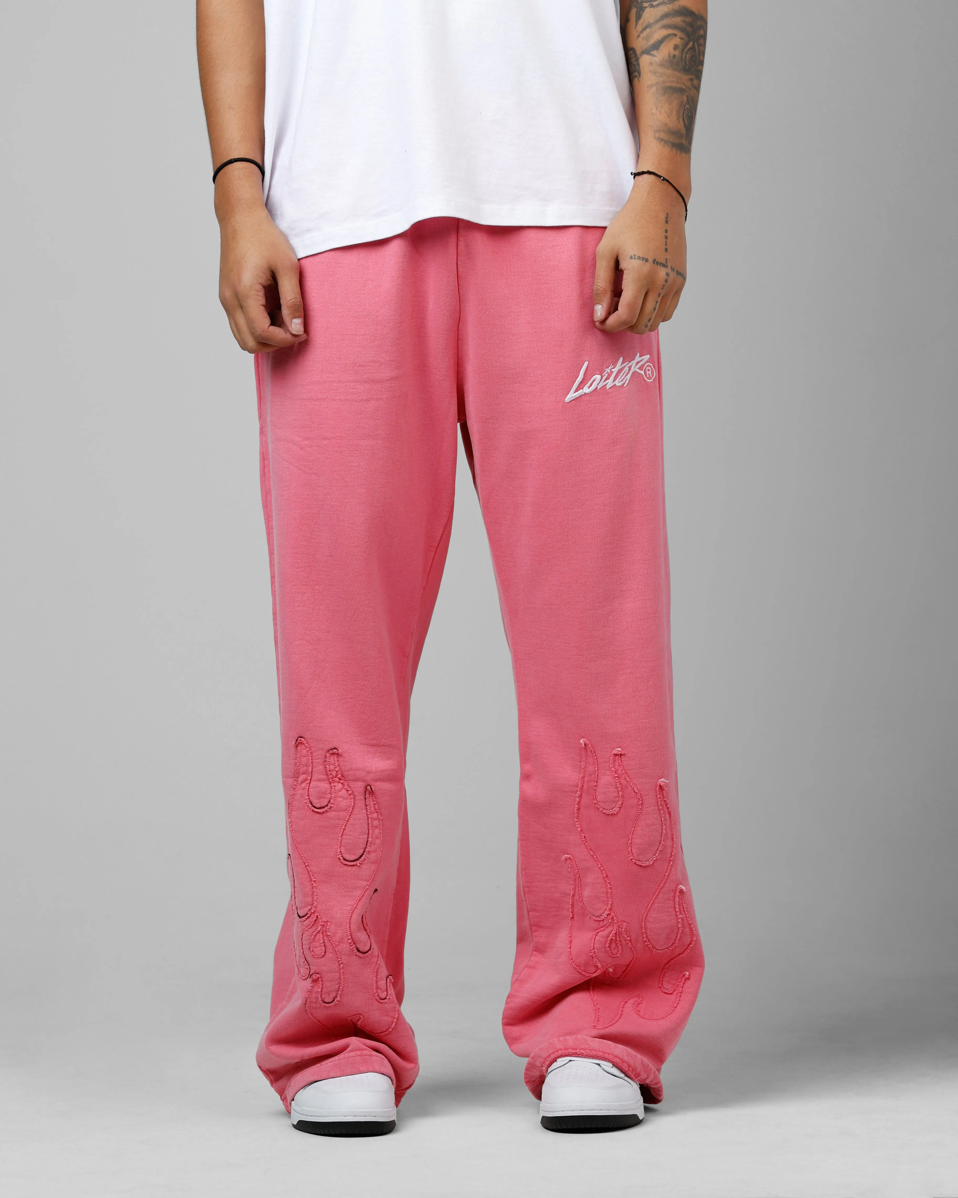 Loiter Inferno Sweatpants Pink sold by Culture Kings
