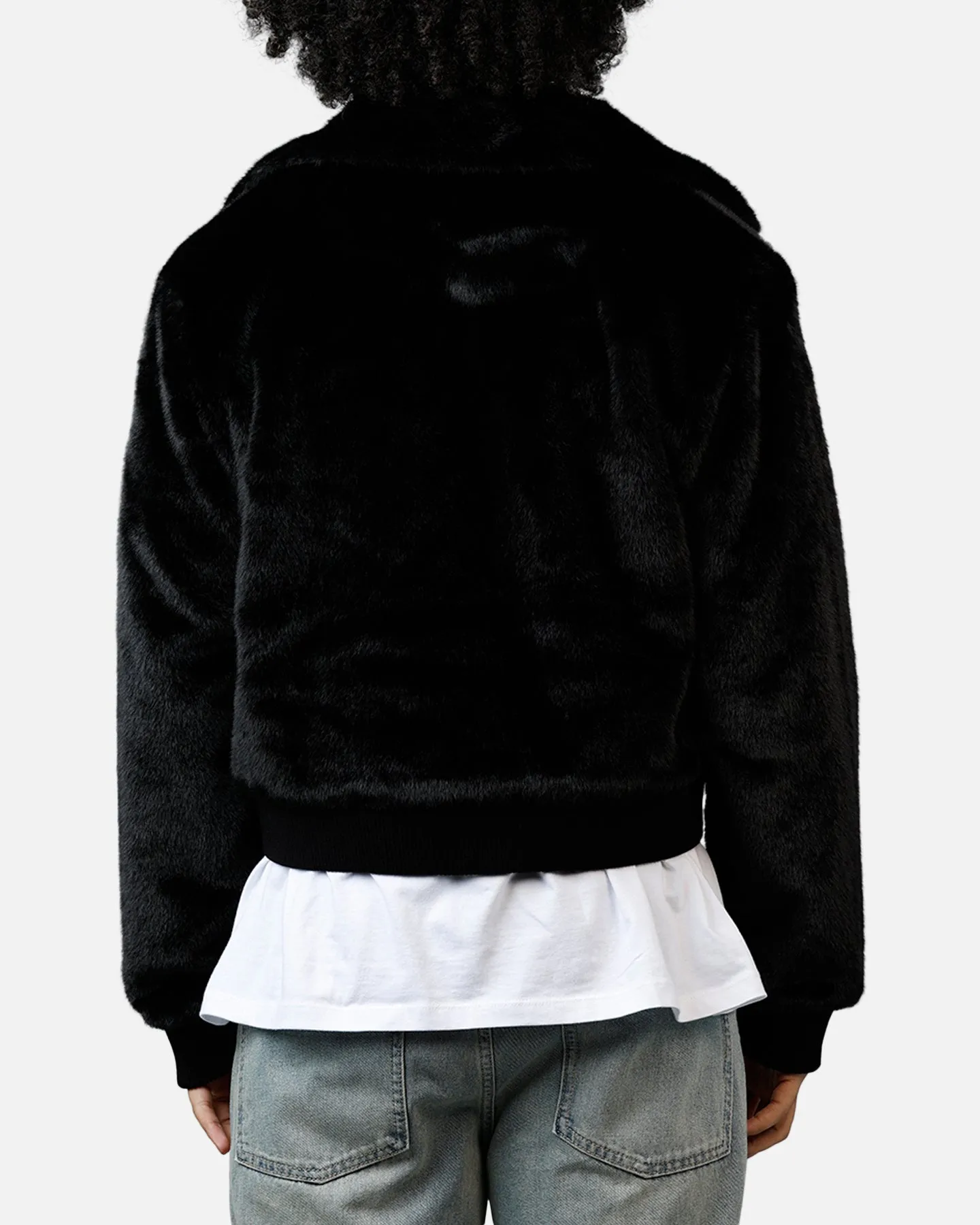 MNML Night Wolf Faux Jacket Black sold by Culture Kings product image thumbnail 2