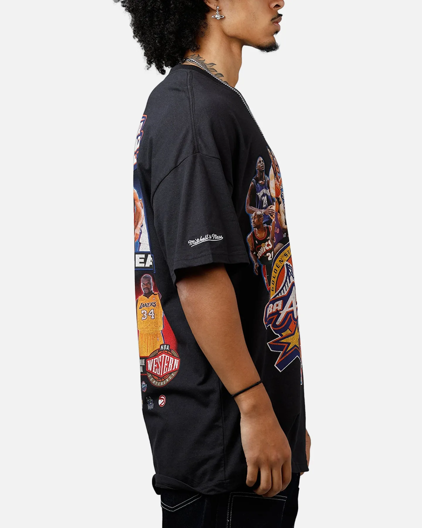 Mitchell & Ness NBA All Star Event 'All Star Collection Line Up T-Shirt Faded Black sold by Culture Kings product image thumbnail 4