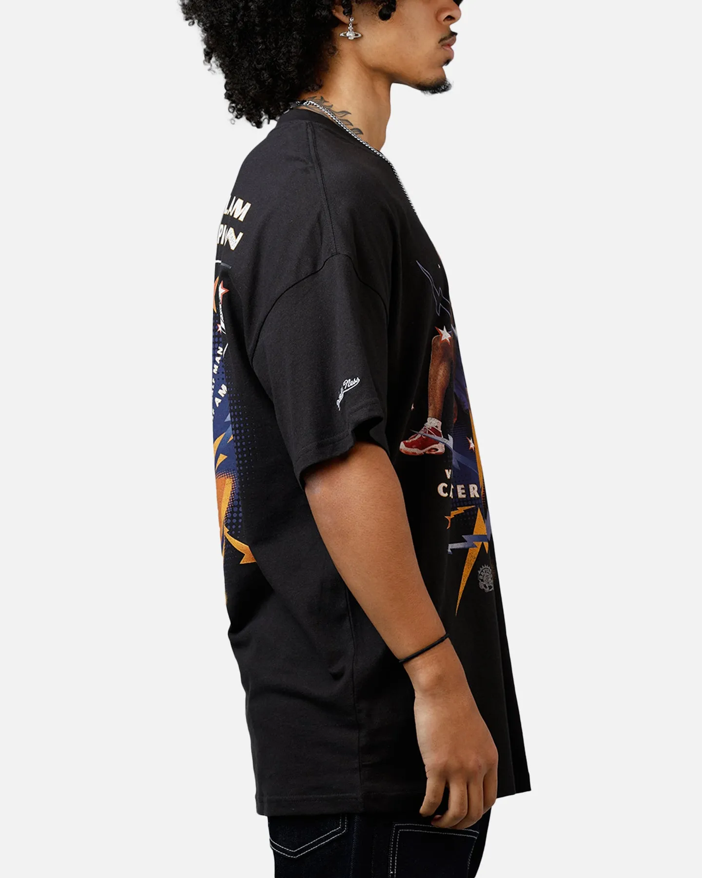 Mitchell & Ness NBA 200 All Star 'All Star Collection' Carter Dunk Comp T-Shirt Faded Black sold by Culture Kings product image thumbnail 4