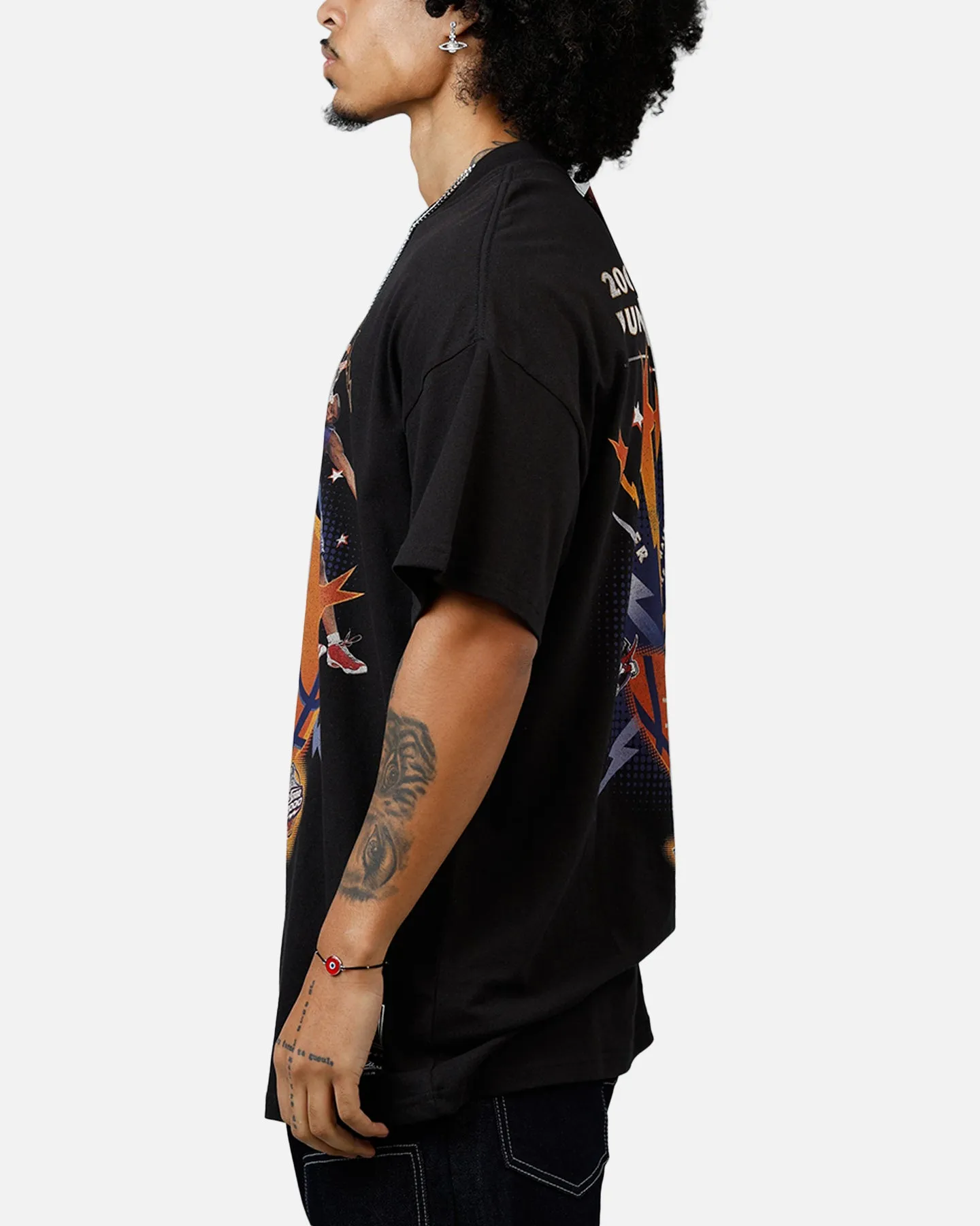 Mitchell & Ness NBA 200 All Star 'All Star Collection' Carter Dunk Comp T-Shirt Faded Black sold by Culture Kings product image thumbnail 5