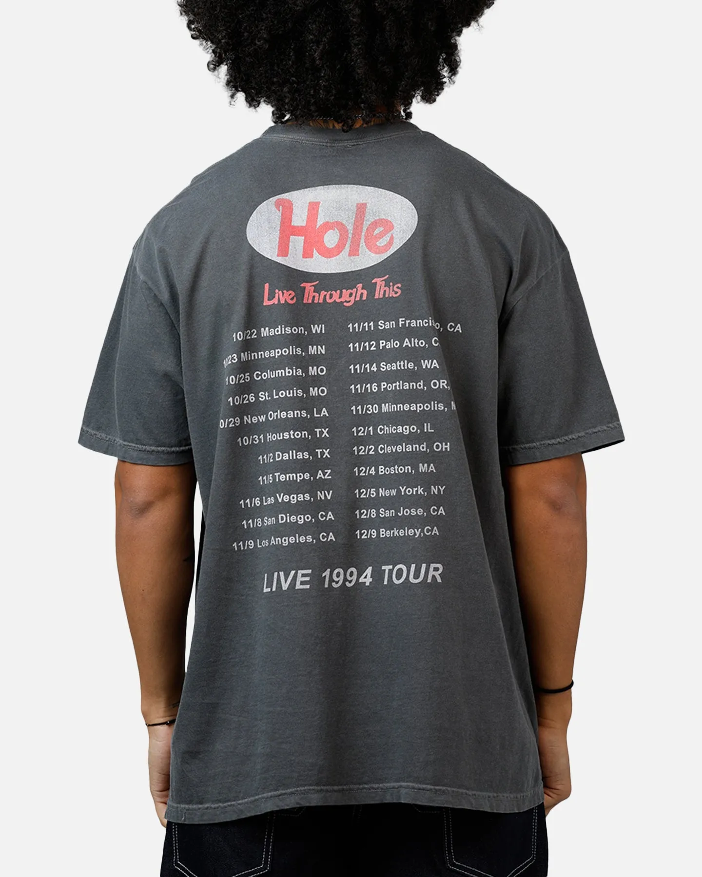 Ripple Hole 1994 Tour T-Shirt Washed Black sold by Culture Kings product image thumbnail 2