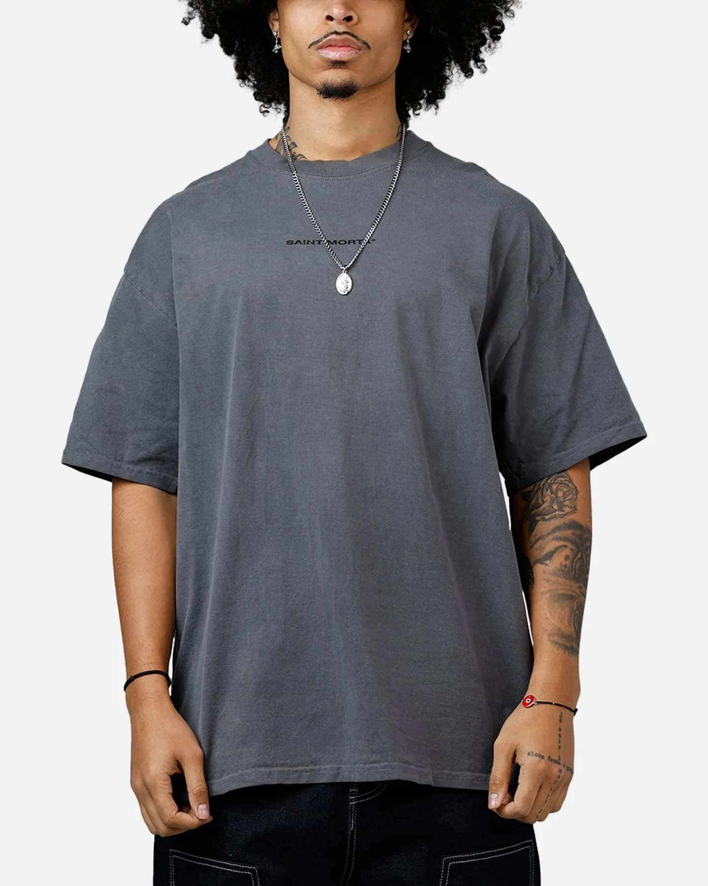 Saint Morta Raven T-Shirt Washed Charcoal sold by Culture Kings product image thumbnail 2