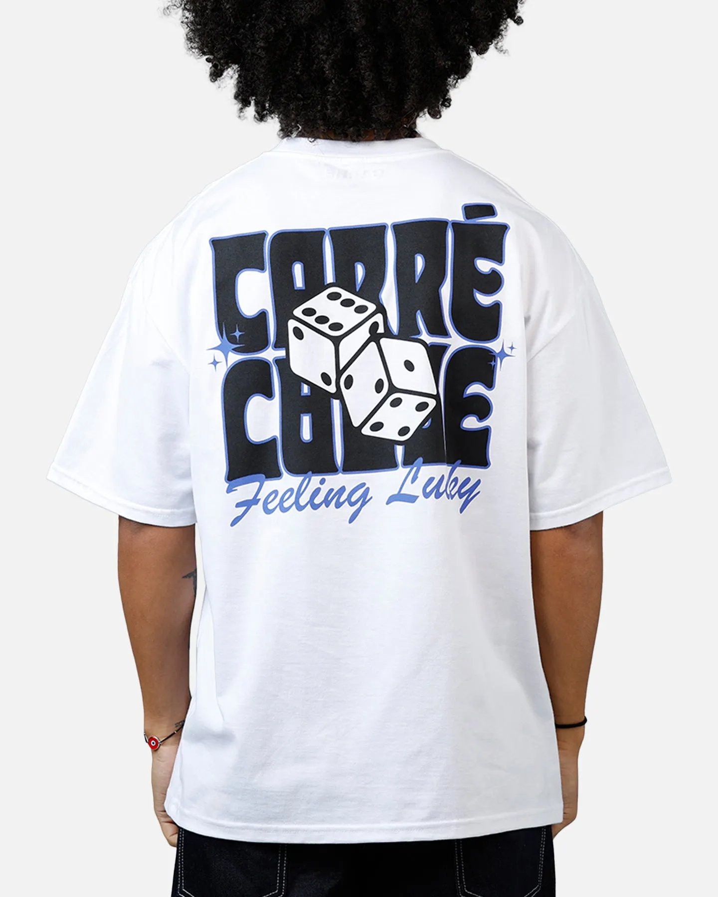 Carre Feeling Lucky T-Shirt White sold by Culture Kings