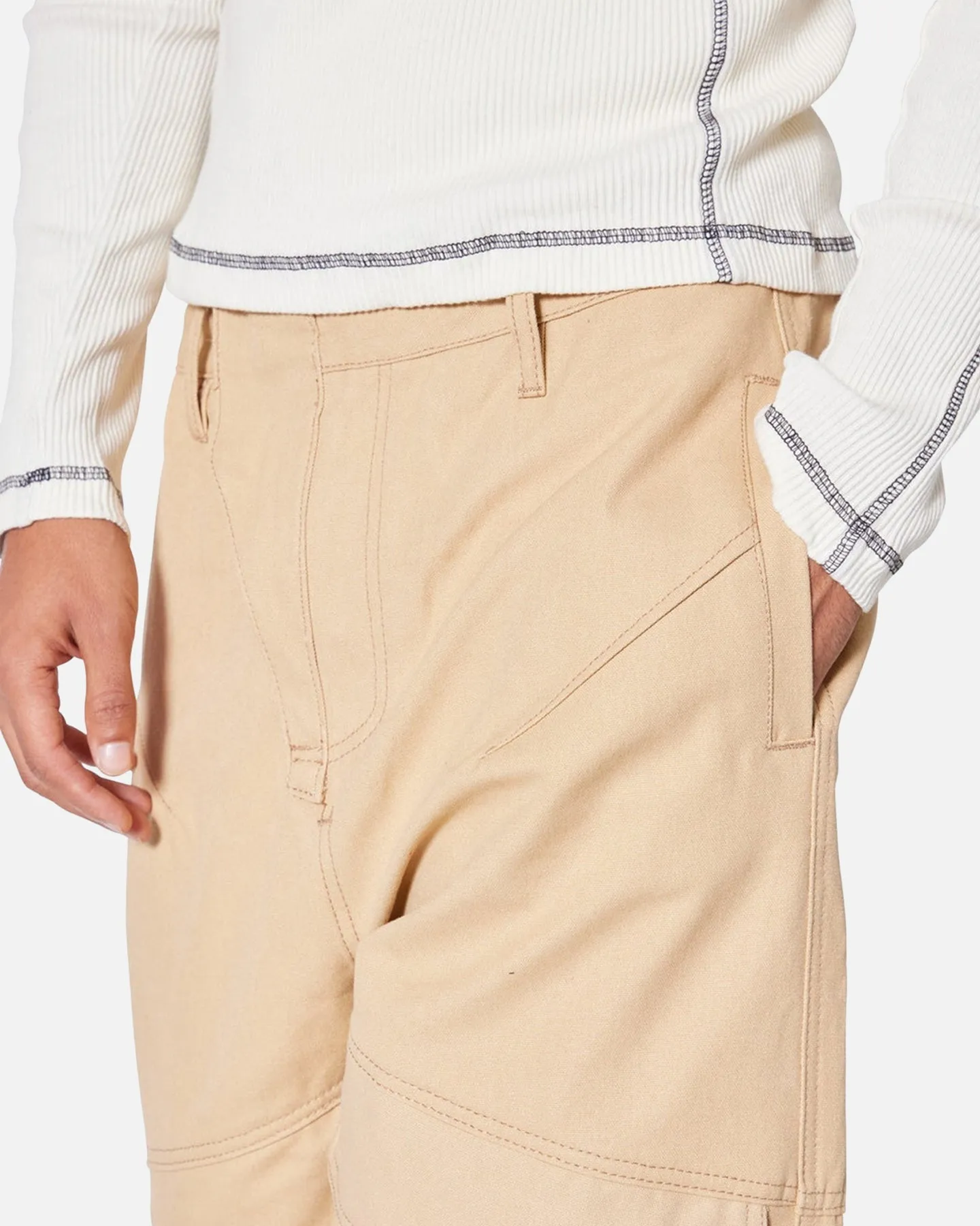 MNML Baggy Slanted Cargo Pants Khaki sold by Culture Kings product image thumbnail 5