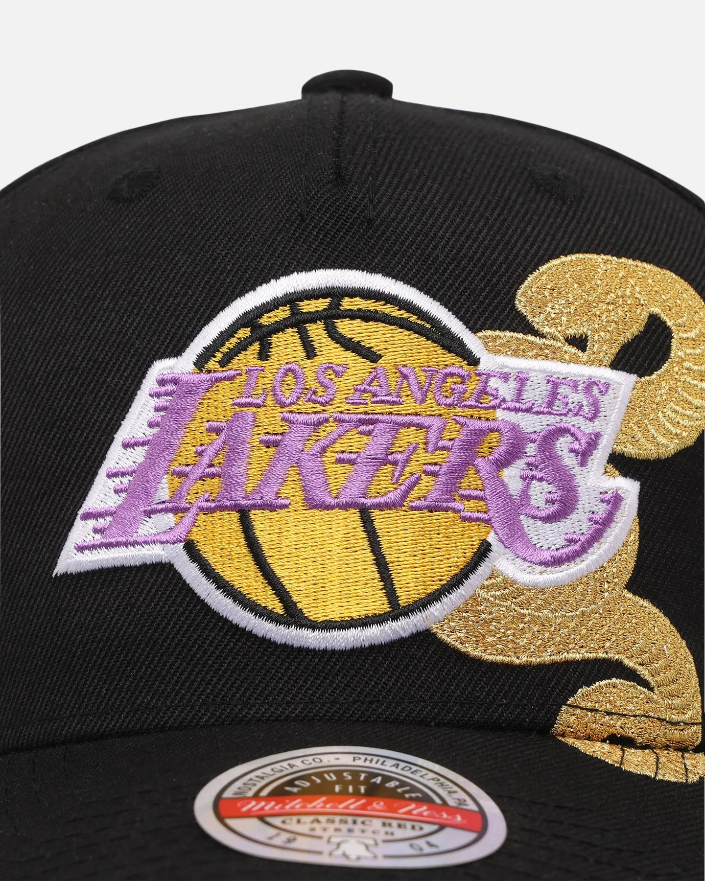 Mitchell & Ness Los Angeles Lakers 'Year Of The Snake' MVP Snapback Black sold by Culture Kings product image thumbnail 5