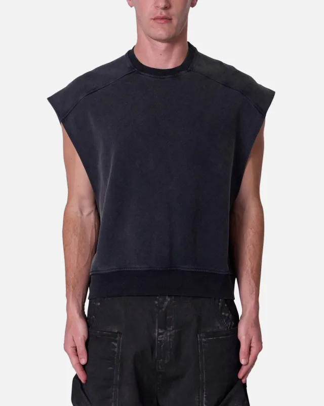 MNML Sleeveless Rag Shirt Washed Black made by MNML