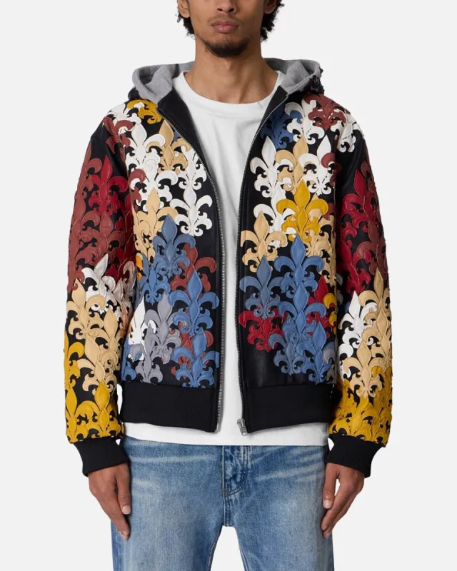MNML Fleur De Lis All-Over Hoodie Multi sold by Culture Kings