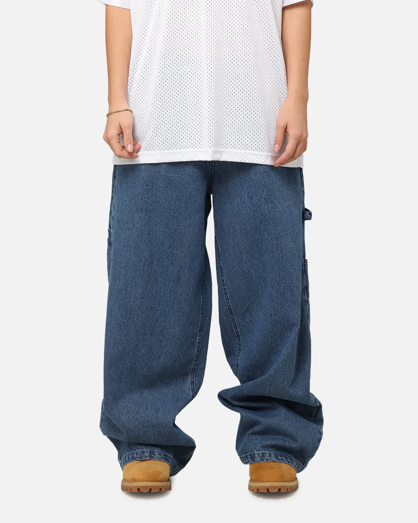 Carre Baggy Carpenter Jeans Mid Blue Denim sold by Culture Kings product image thumbnail 5