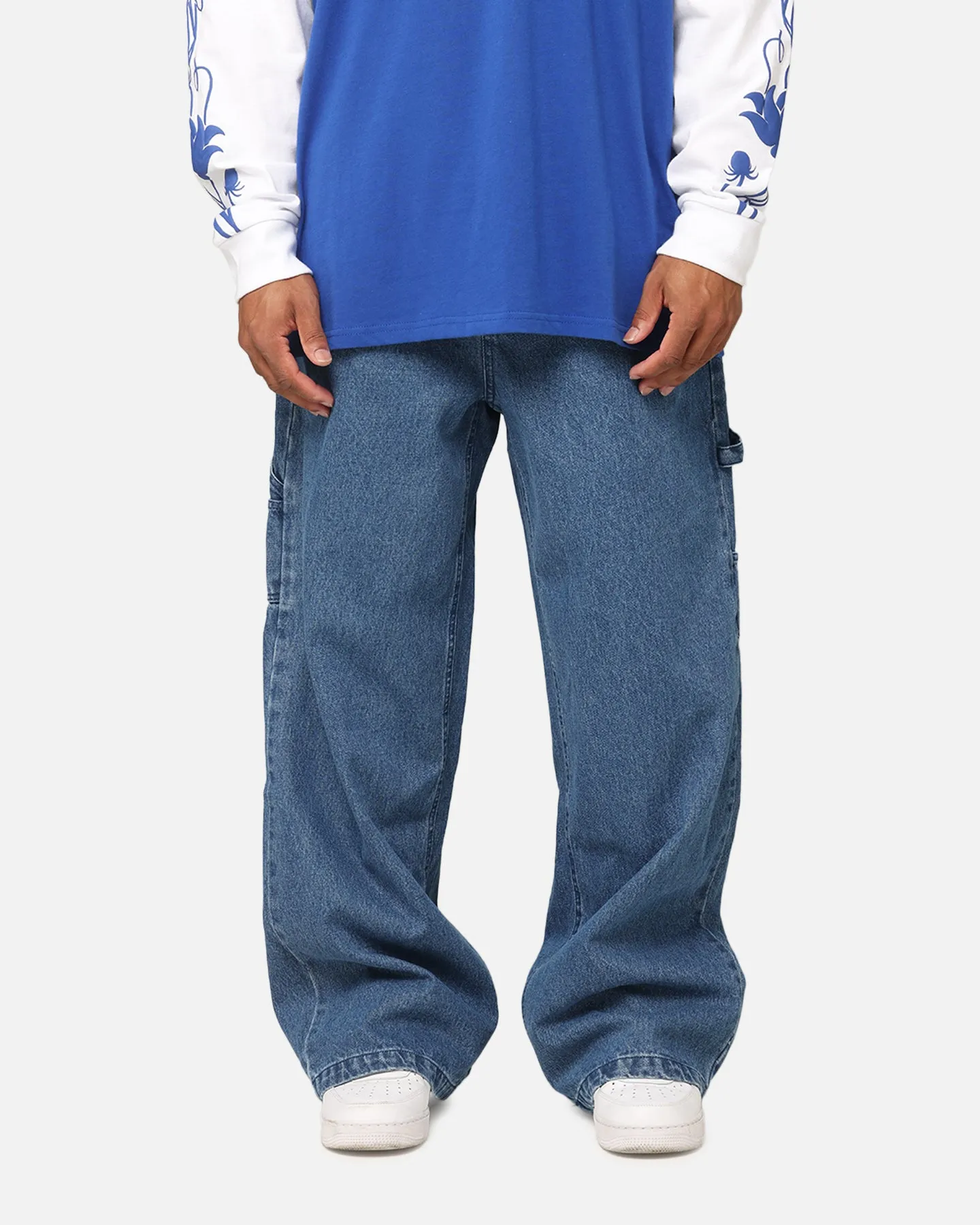 Carre Baggy Carpenter Jeans Mid Blue Denim sold by Culture Kings product image thumbnail 3