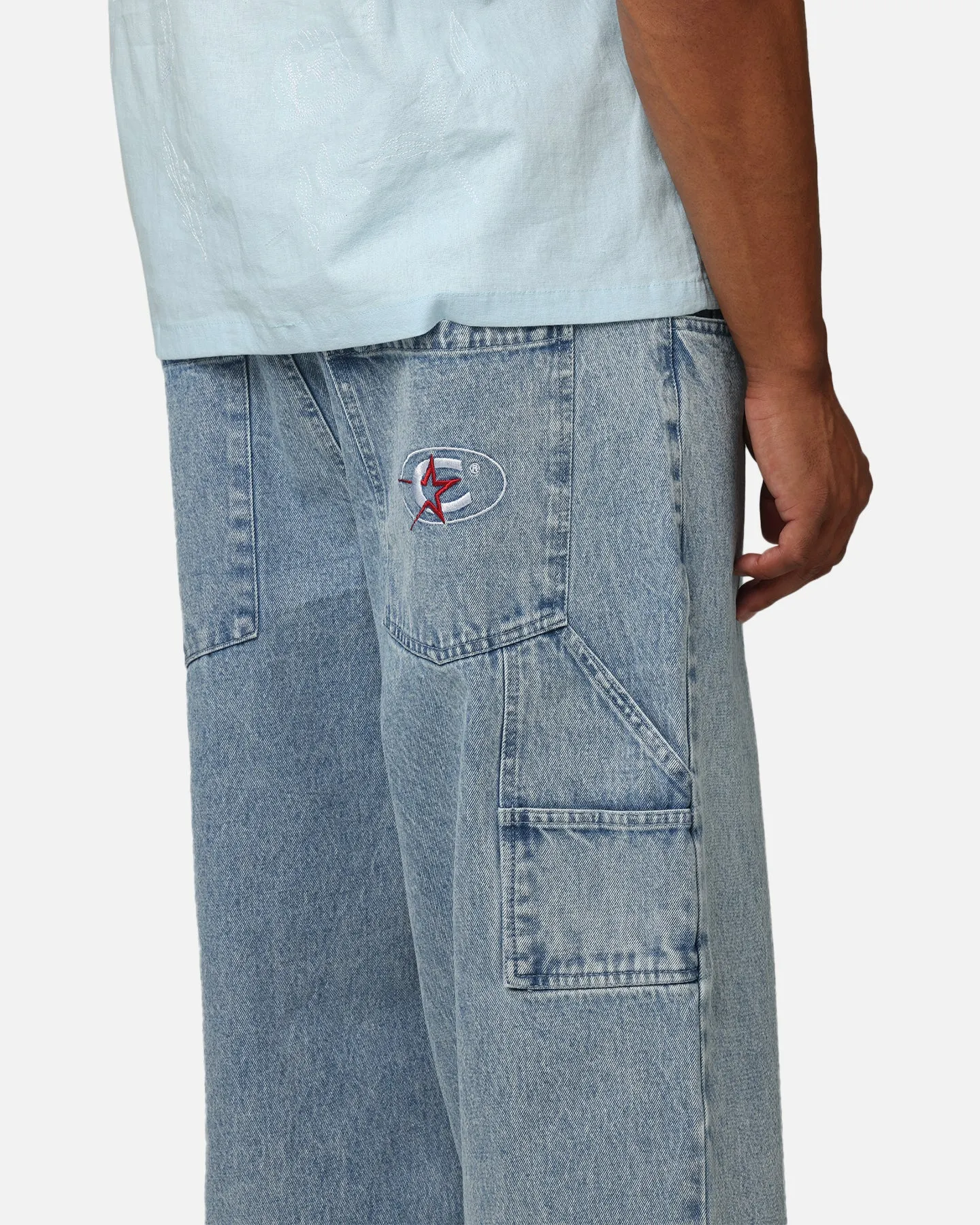 Carre Baggy Carpenter Jeans Light Blue Denim sold by Culture Kings product image thumbnail 3