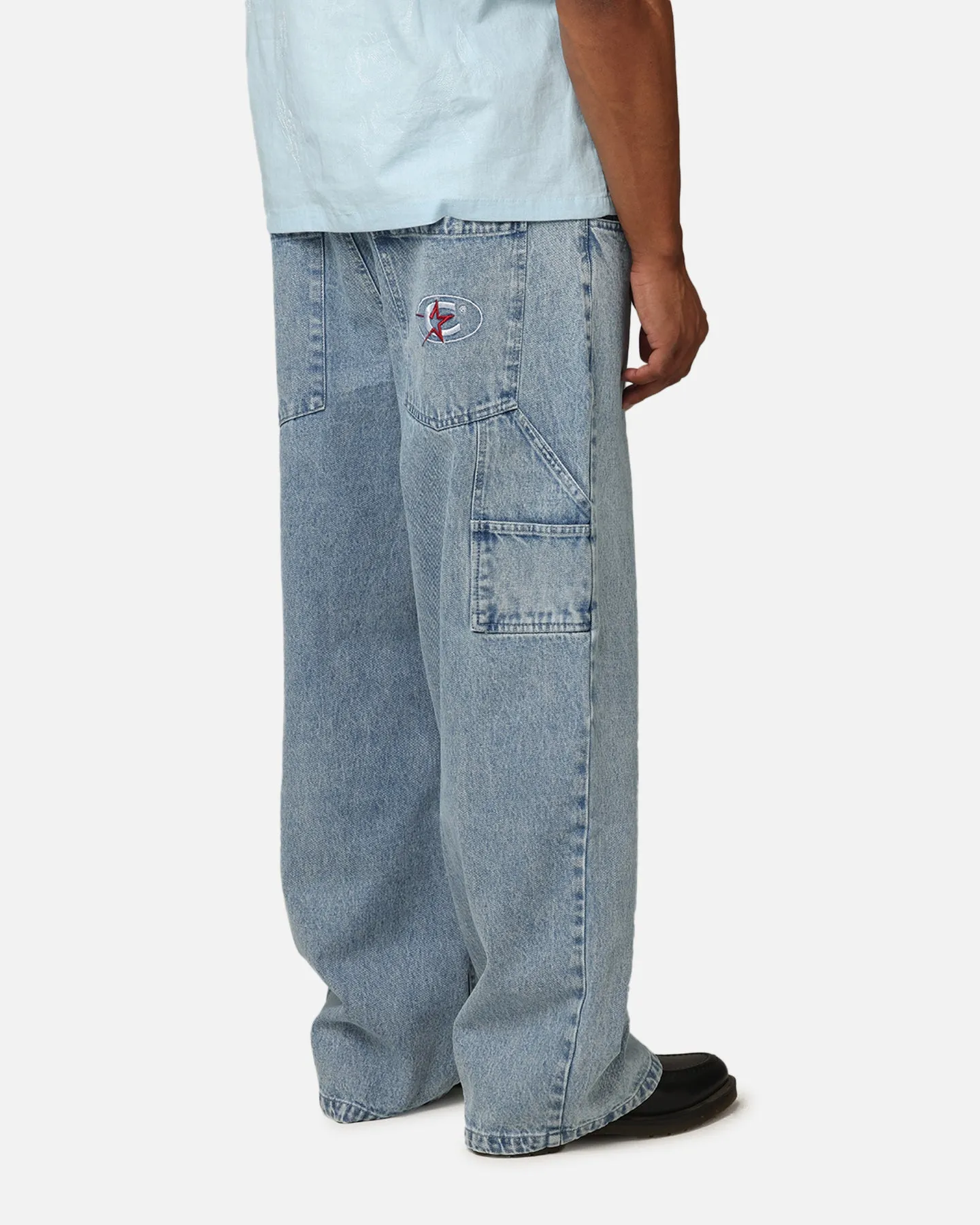 Carre Baggy Carpenter Jeans Light Blue Denim sold by Culture Kings