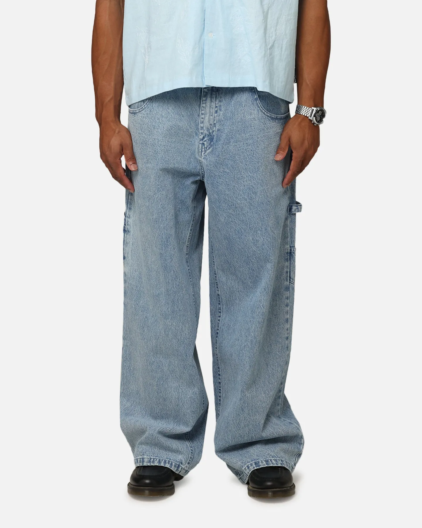 Carre Baggy Carpenter Jeans Light Blue Denim sold by Culture Kings product image thumbnail 5
