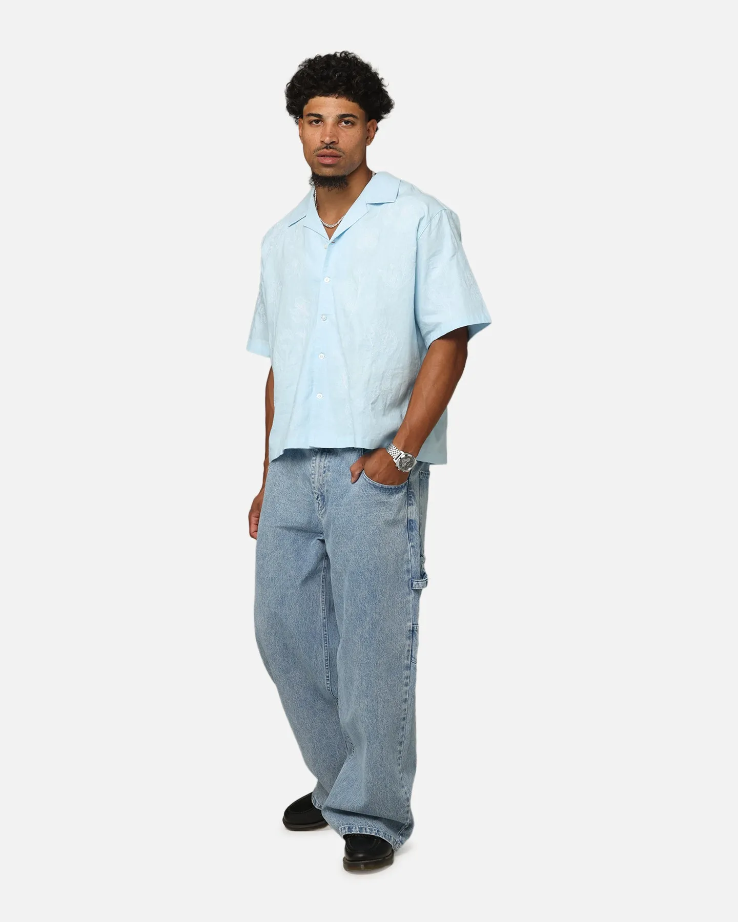 Carre Baggy Carpenter Jeans Light Blue Denim sold by Culture Kings product image thumbnail 2