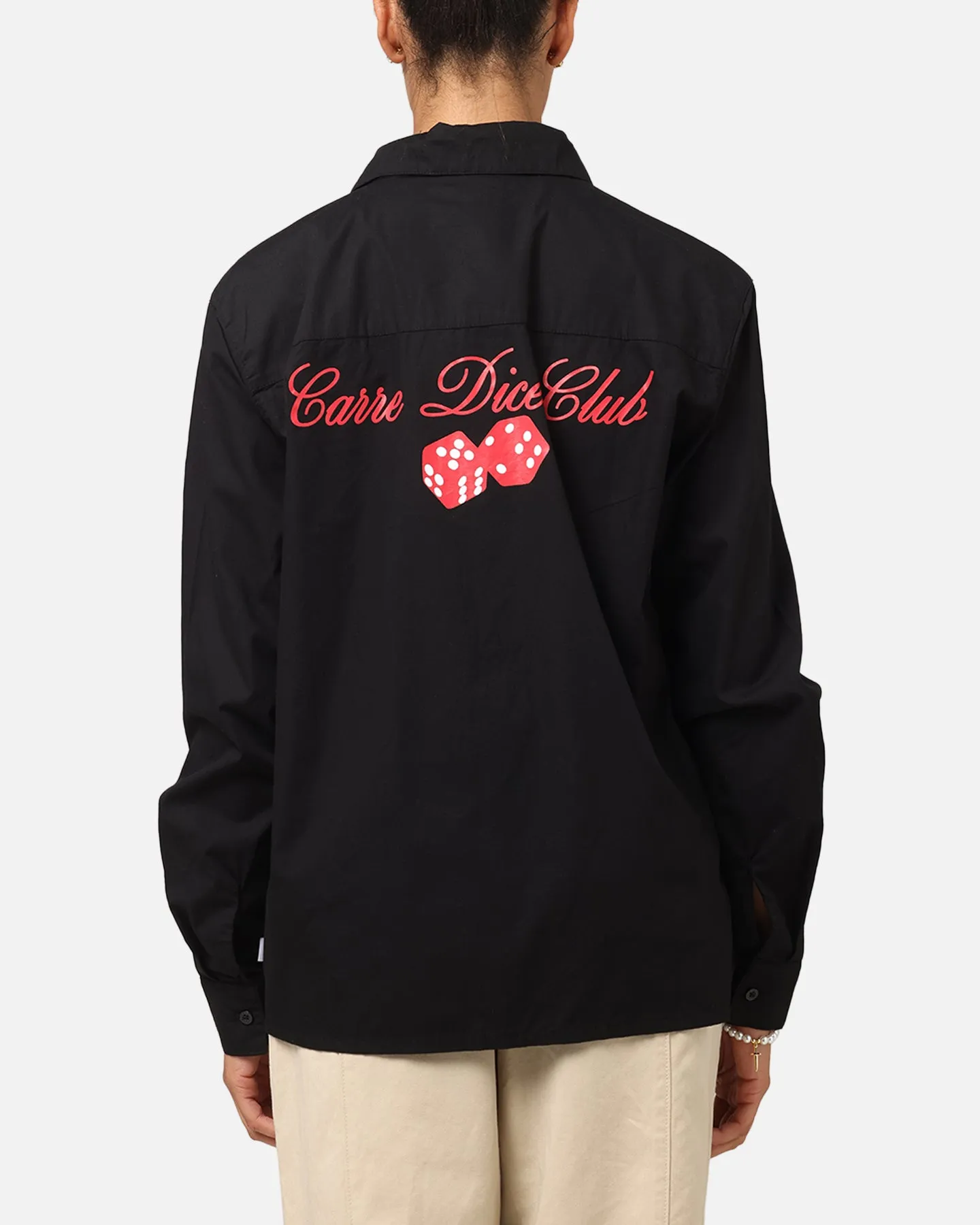 Carre Dice Club Long Sleeve Button Up Shirt Black sold by Culture Kings product image thumbnail 2