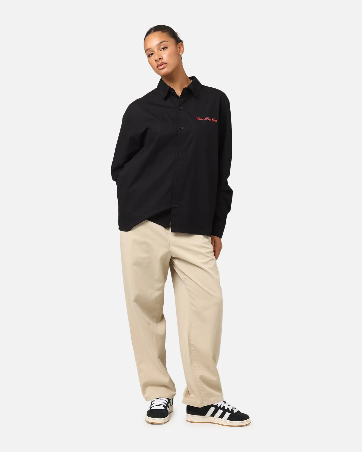 Carre Dice Club Long Sleeve Button Up Shirt Black sold by Culture Kings product image thumbnail 4