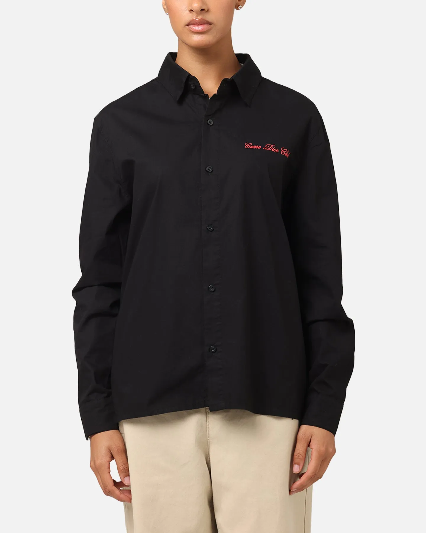 Carre Dice Club Long Sleeve Button Up Shirt Black sold by Culture Kings