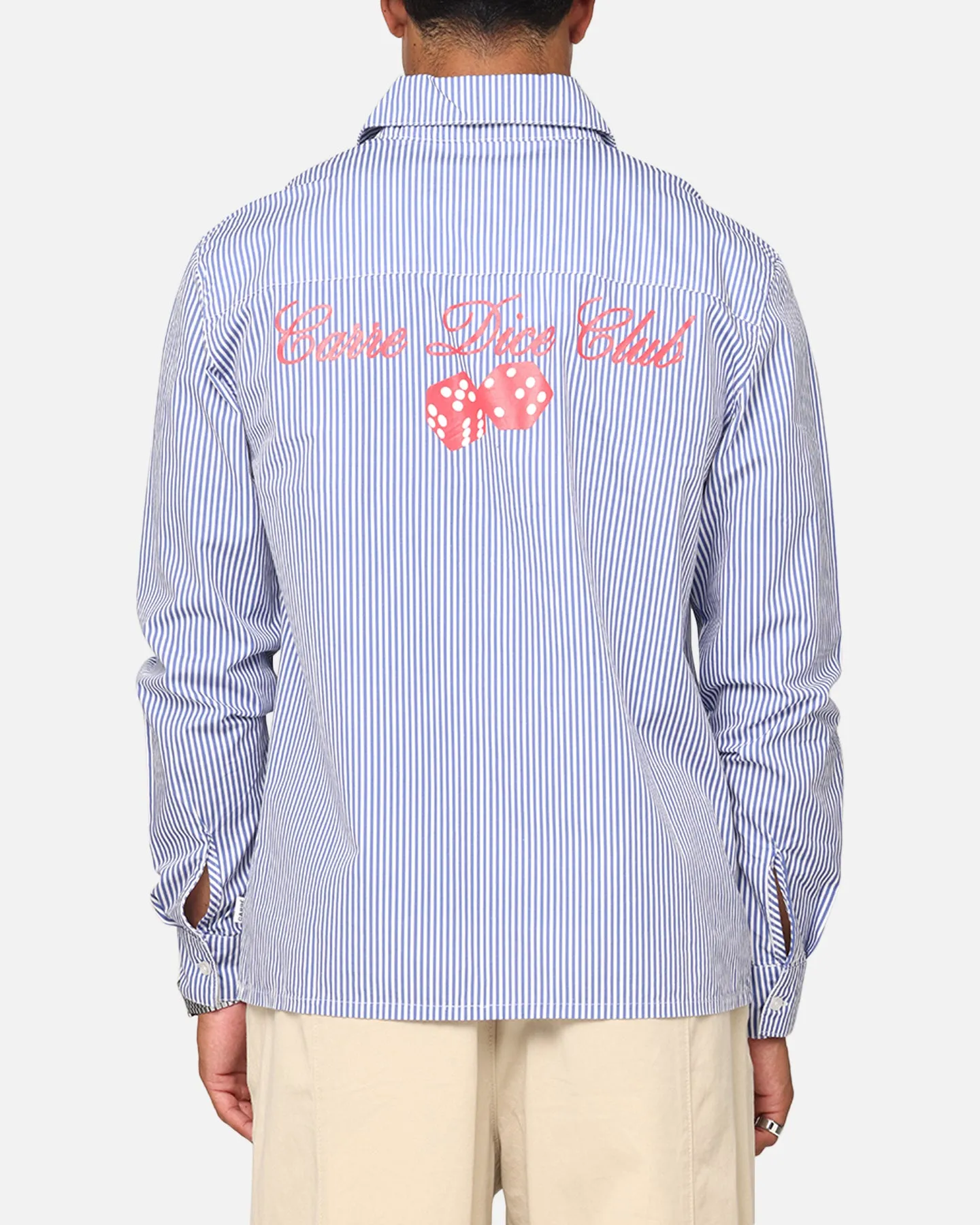 Carre Dice Club Long Sleeve Button Up Shirt Pinstripe sold by Culture Kings product image thumbnail 2
