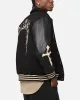 Saint Morta Ceremonies Varsity Jacket Black/Tan sold by Culture Kings