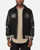 Saint Morta Ceremonies Varsity Jacket Black/Tan sold by Culture Kings