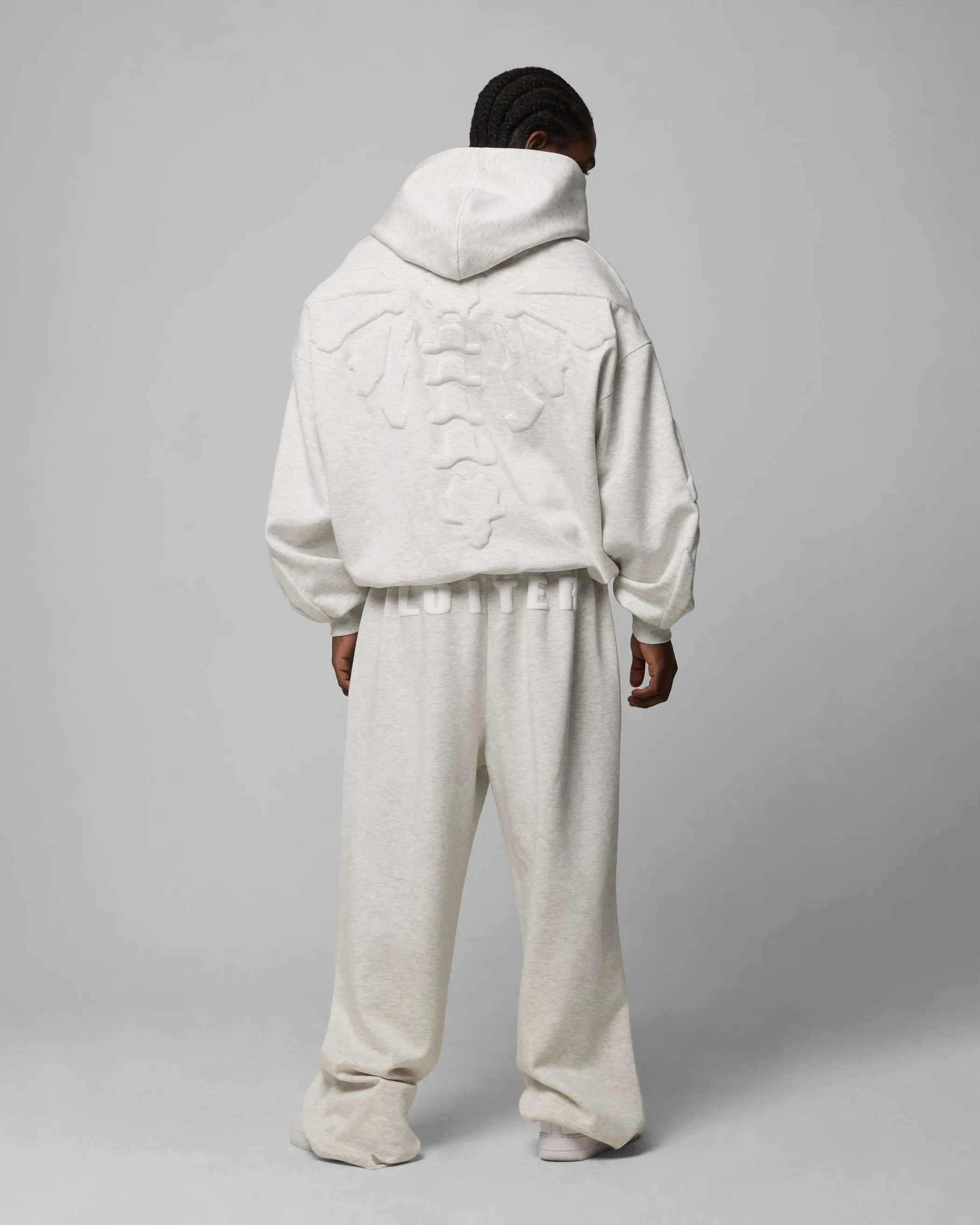 Loiter Sandevistan Track Pants Grey Marle sold by Culture Kings product image thumbnail 2